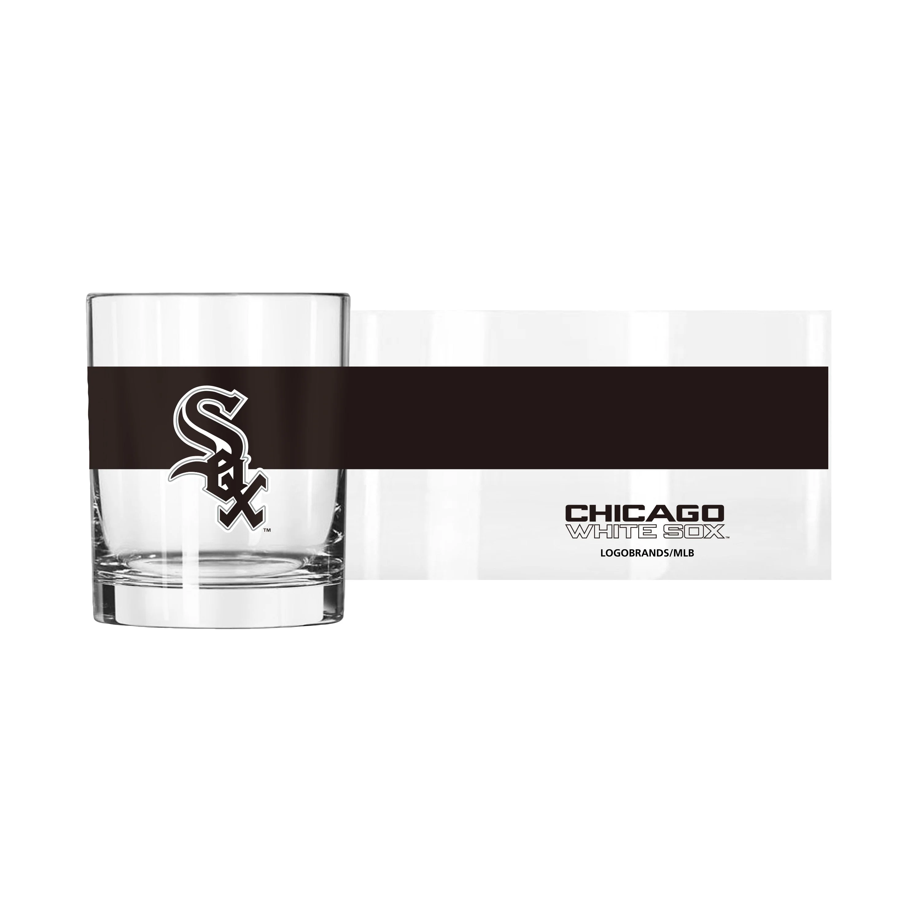Chicago White Sox 14oz Colorblock Rocks Glass - Image 2