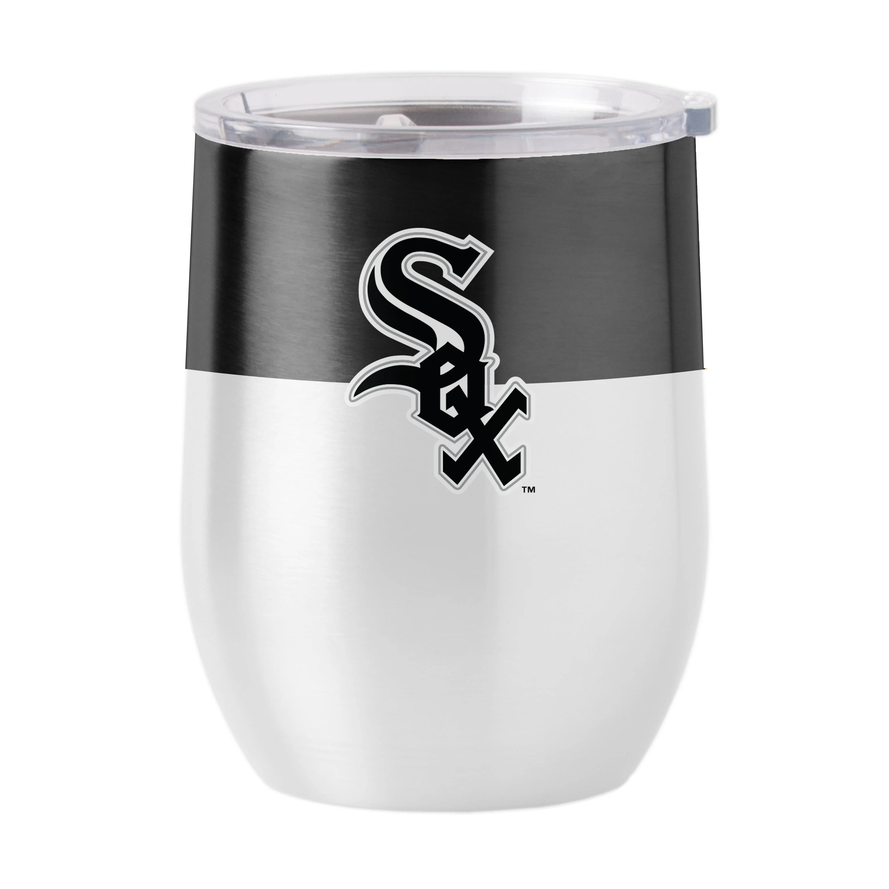 Chicago White Sox 16oz Colorblock Stainless Curved Beverage