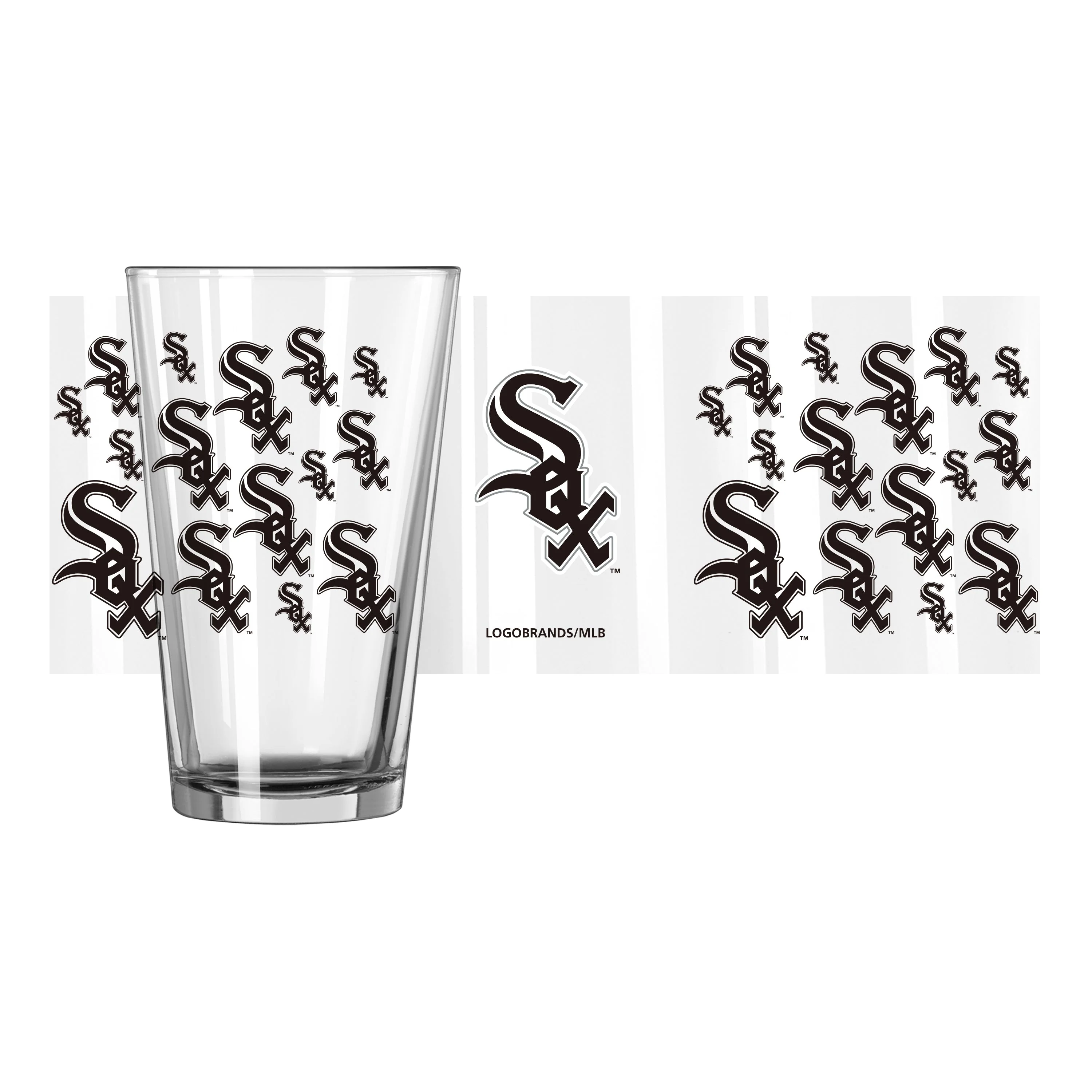 Chicago White Sox 16oz Scatter Pint Glass - Image 2