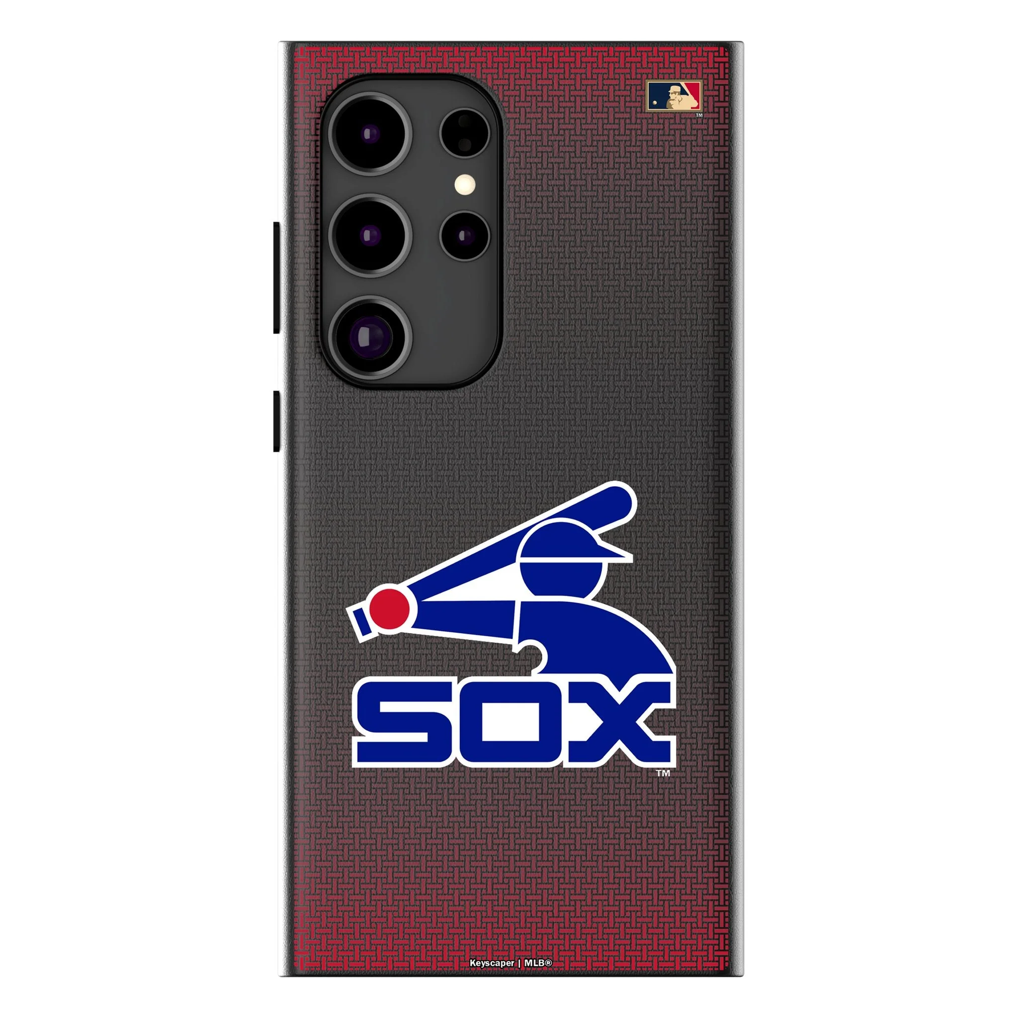 Chicago White Sox 1976-1981 - Cooperstown Collection Linen MagSafe Compatible Phone Case for Samsung Galaxy