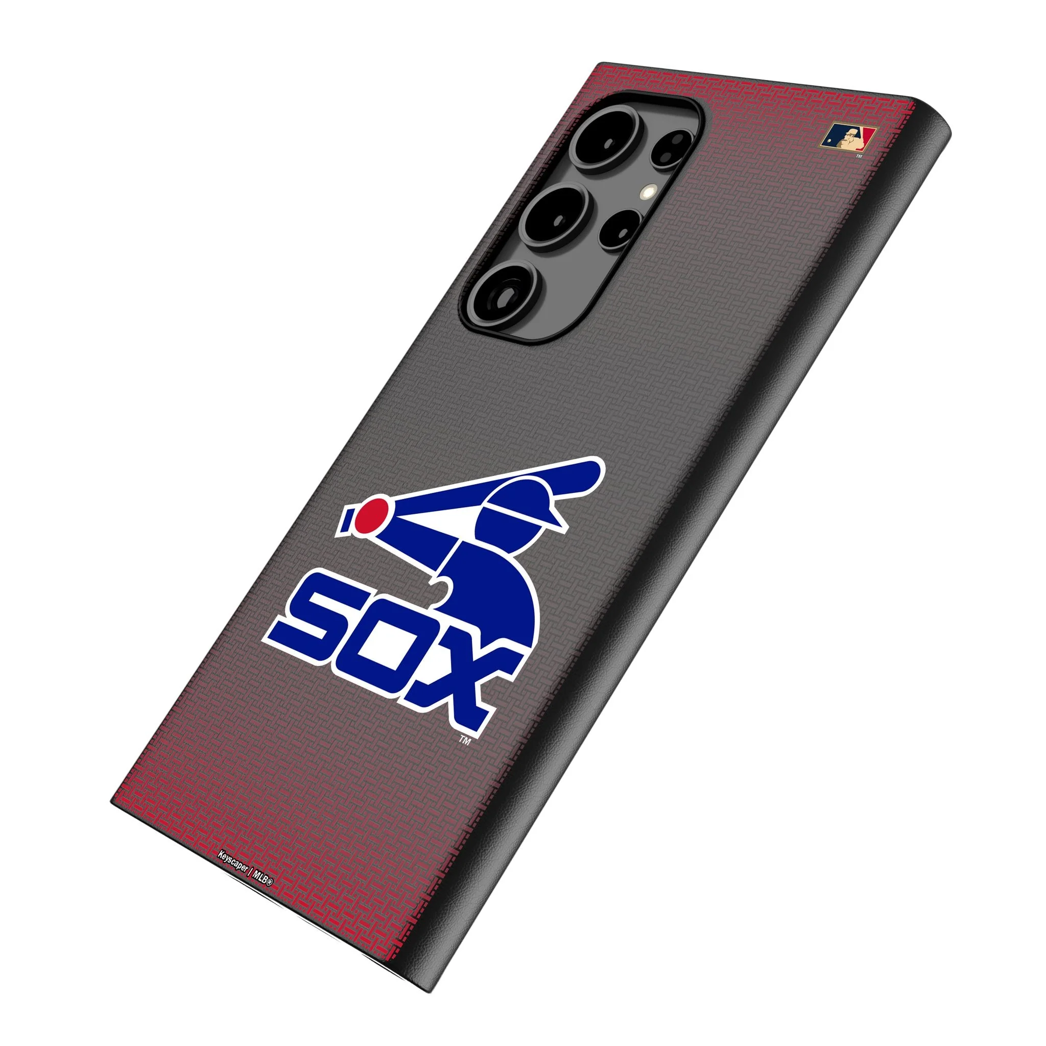 Chicago White Sox 1976-1981 - Cooperstown Collection Linen MagSafe Compatible Phone Case for Samsung Galaxy - Image 2
