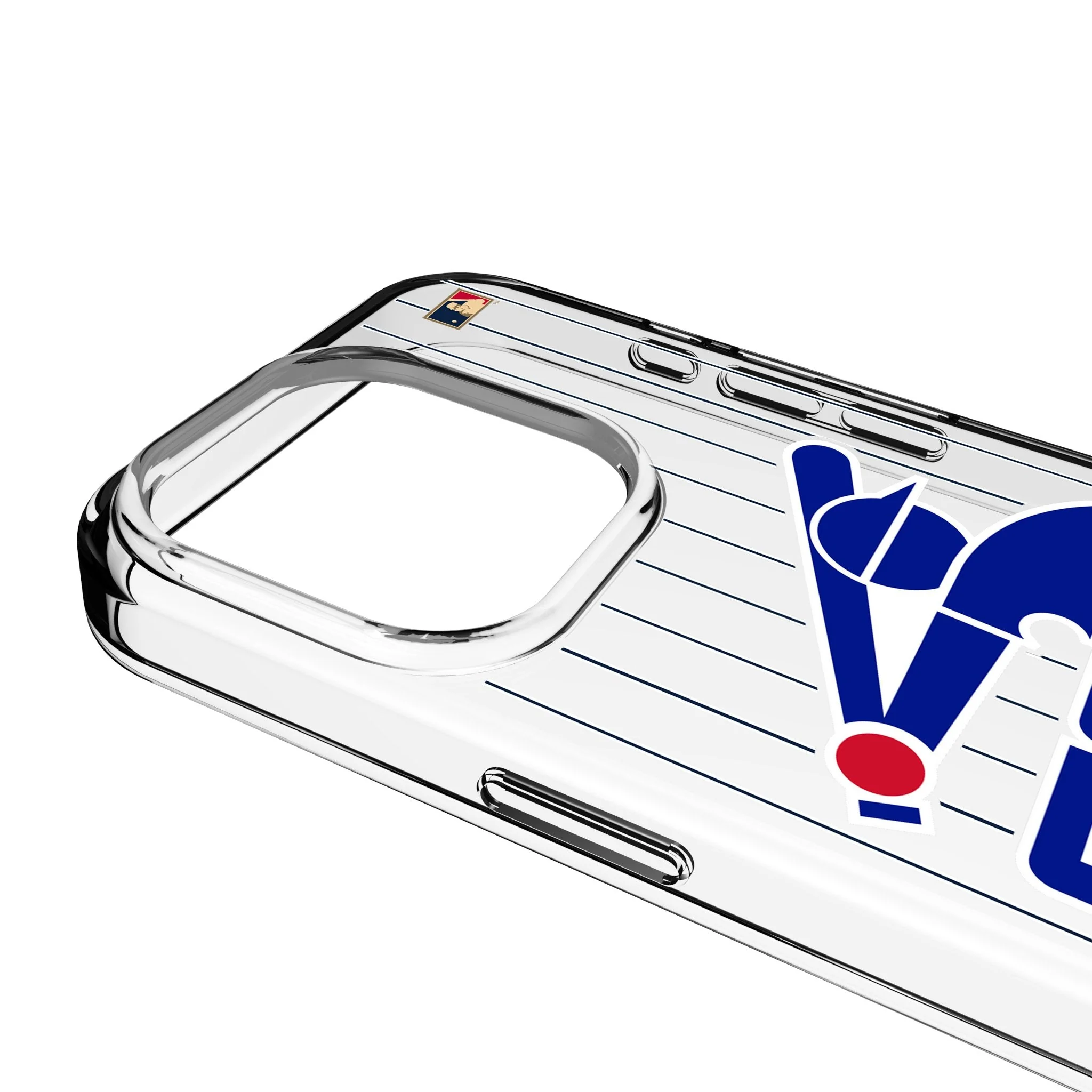 Chicago White Sox 1976-1981 - Cooperstown Collection Pinstripe Clear Phone Case for Apple iPhone - Image 3