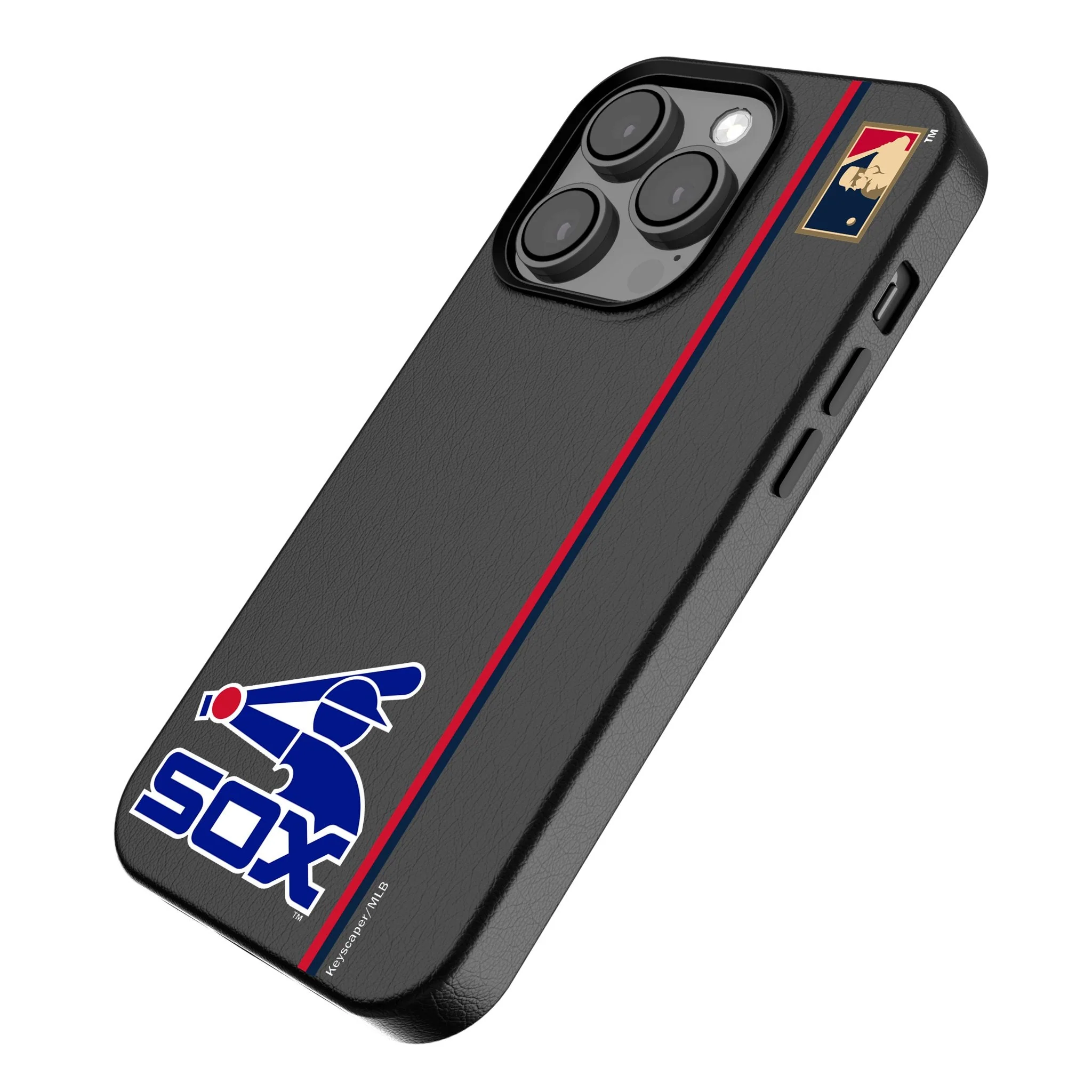 Chicago White Sox 1976-1981 - Cooperstown Collection Sidebar MagSafe Compatible Phone Case for Apple iPhone - Image 2