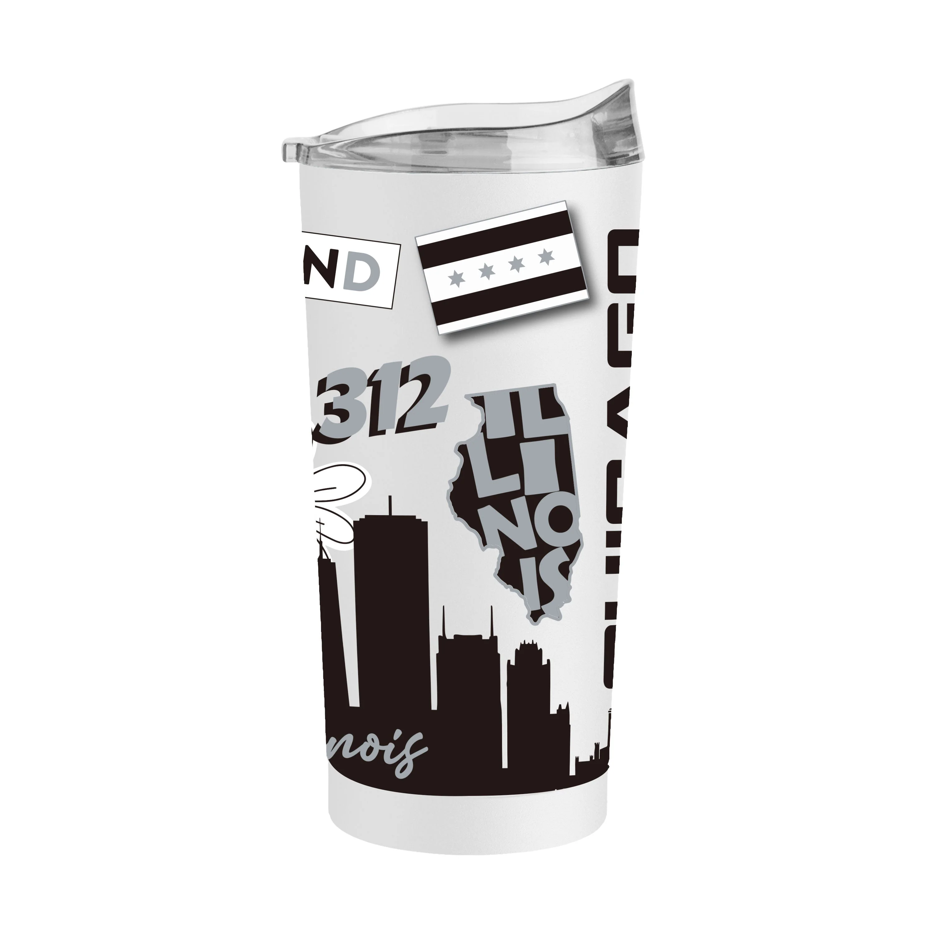 Chicago White Sox 20oz Native Powder Coat Tumbler - Image 2