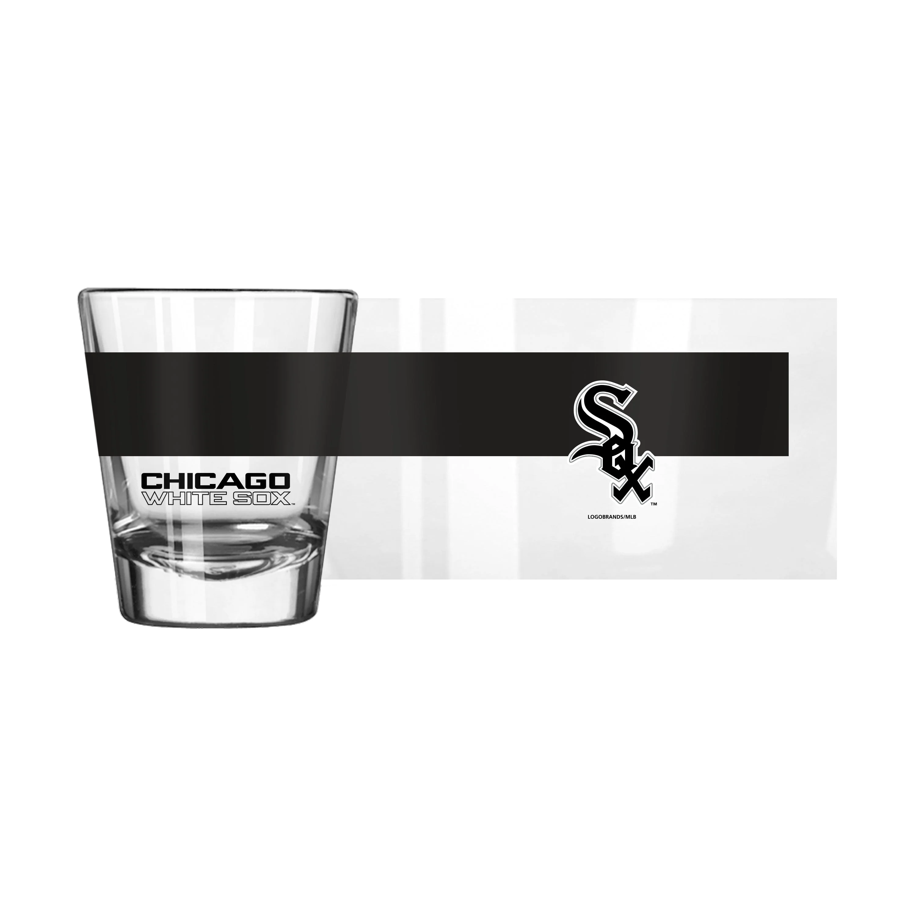Chicago White Sox 2oz Colorblock Shot Glass - Image 2