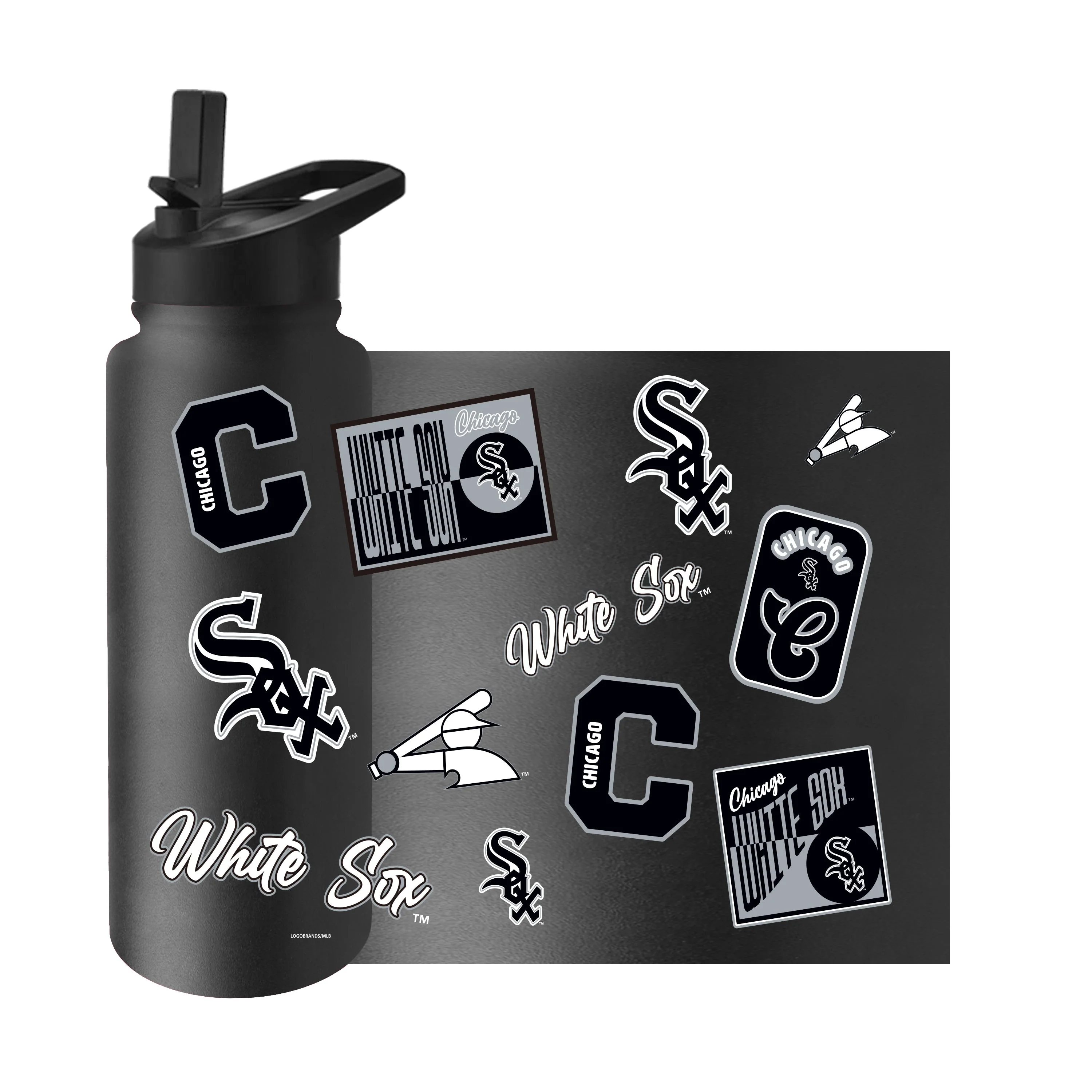 Chicago White Sox 34oz Dream Weave Quencher Bottle - Image 3