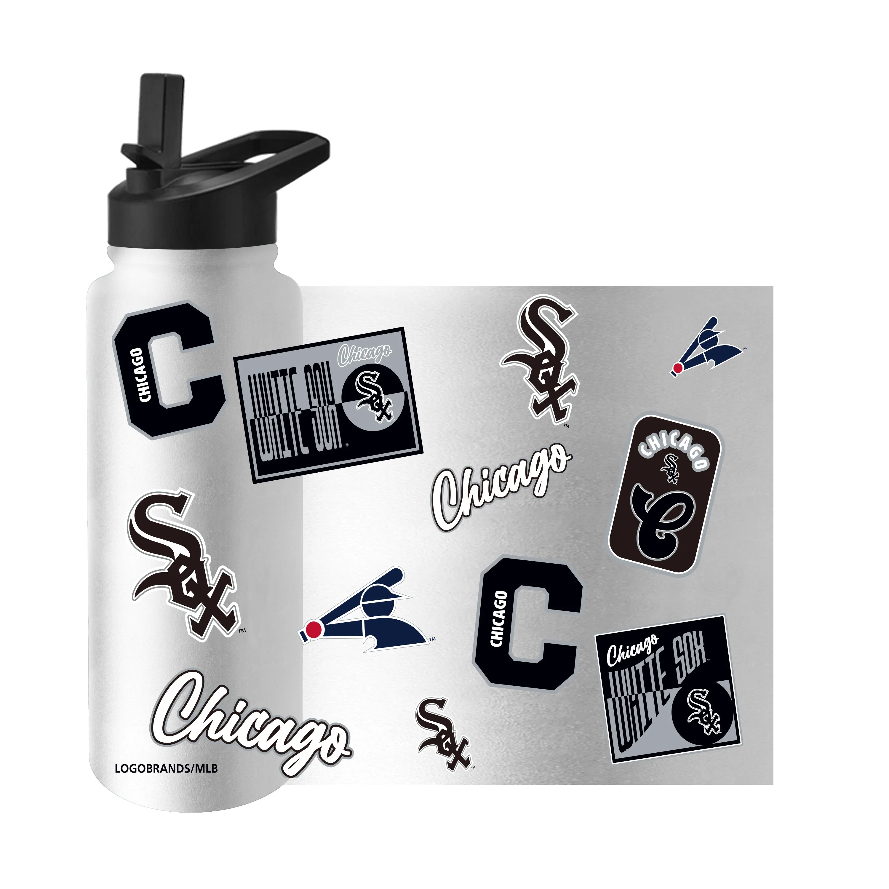 Chicago White Sox 34oz Dream Weave Quencher Bottle - Image 3