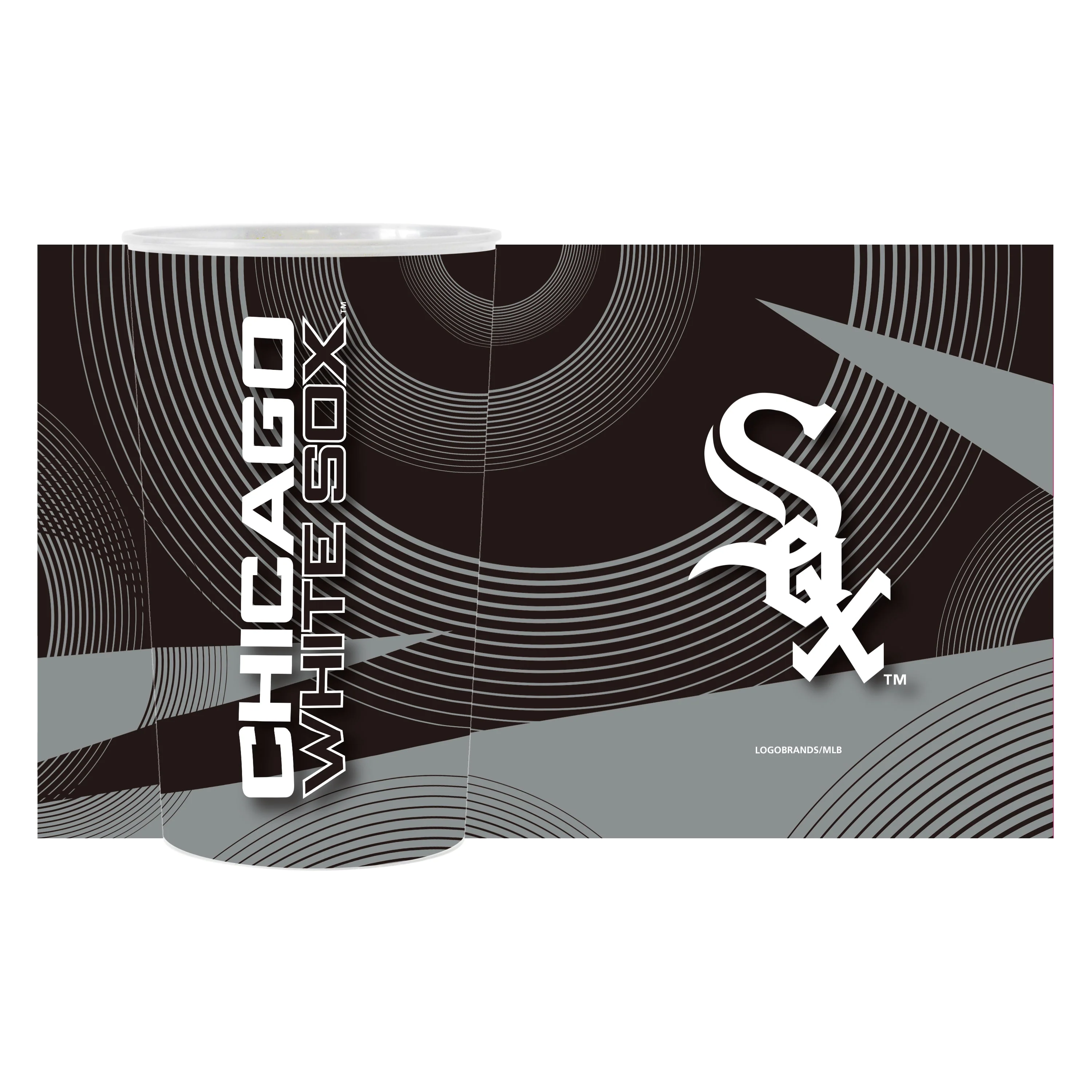 Chicago White Sox 4pk Geometric 22oz Hardwall Cup - Image 2