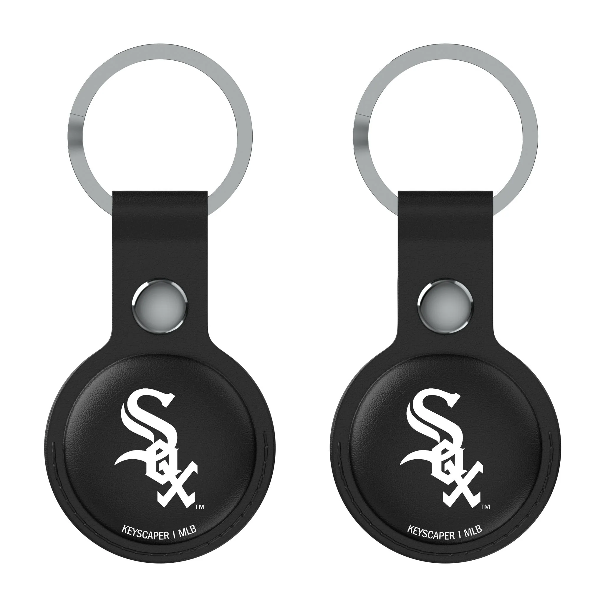 Chicago White Sox Insignia Black Airtag Holder 2-Pack