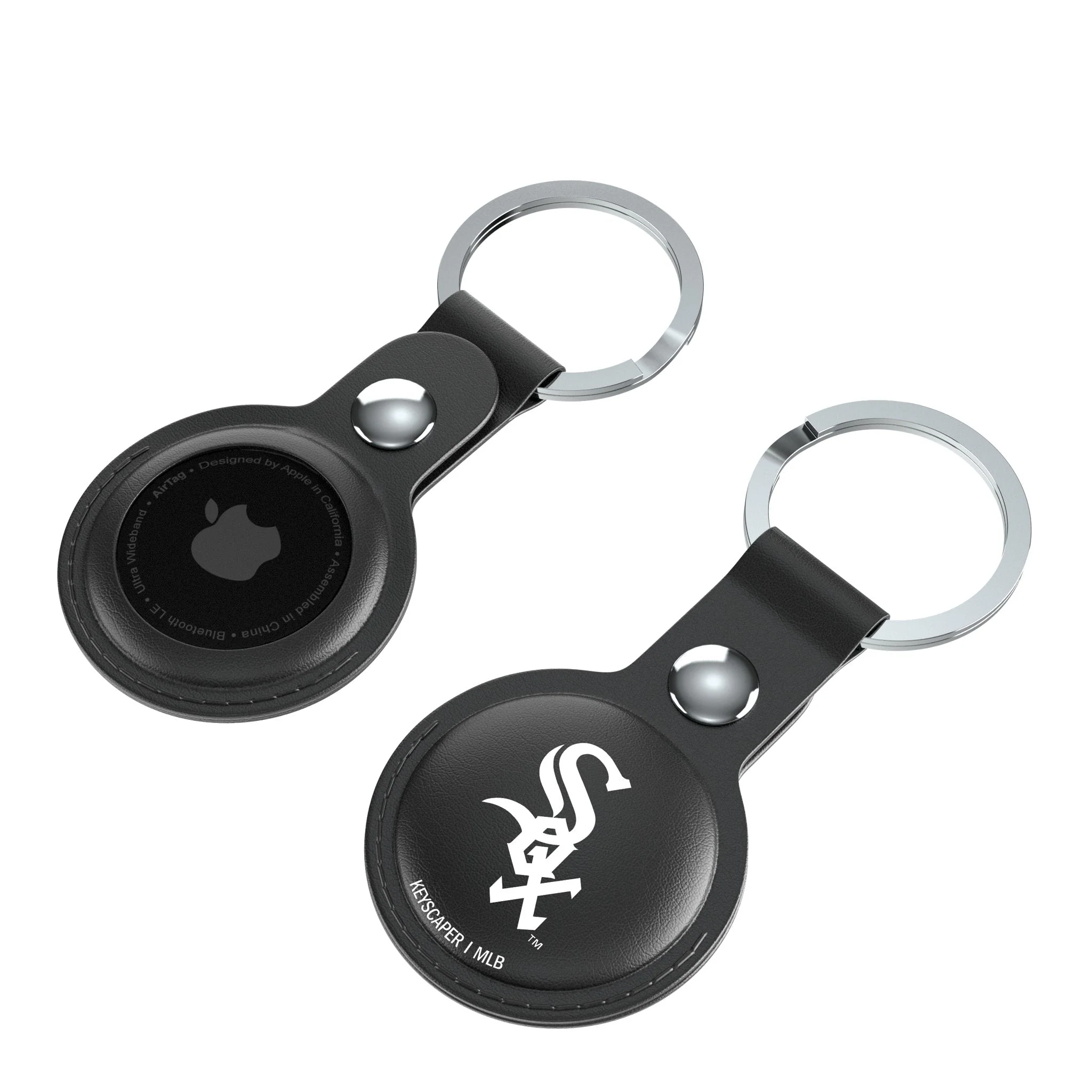Chicago White Sox Insignia Black Airtag Holder 2-Pack - Image 4