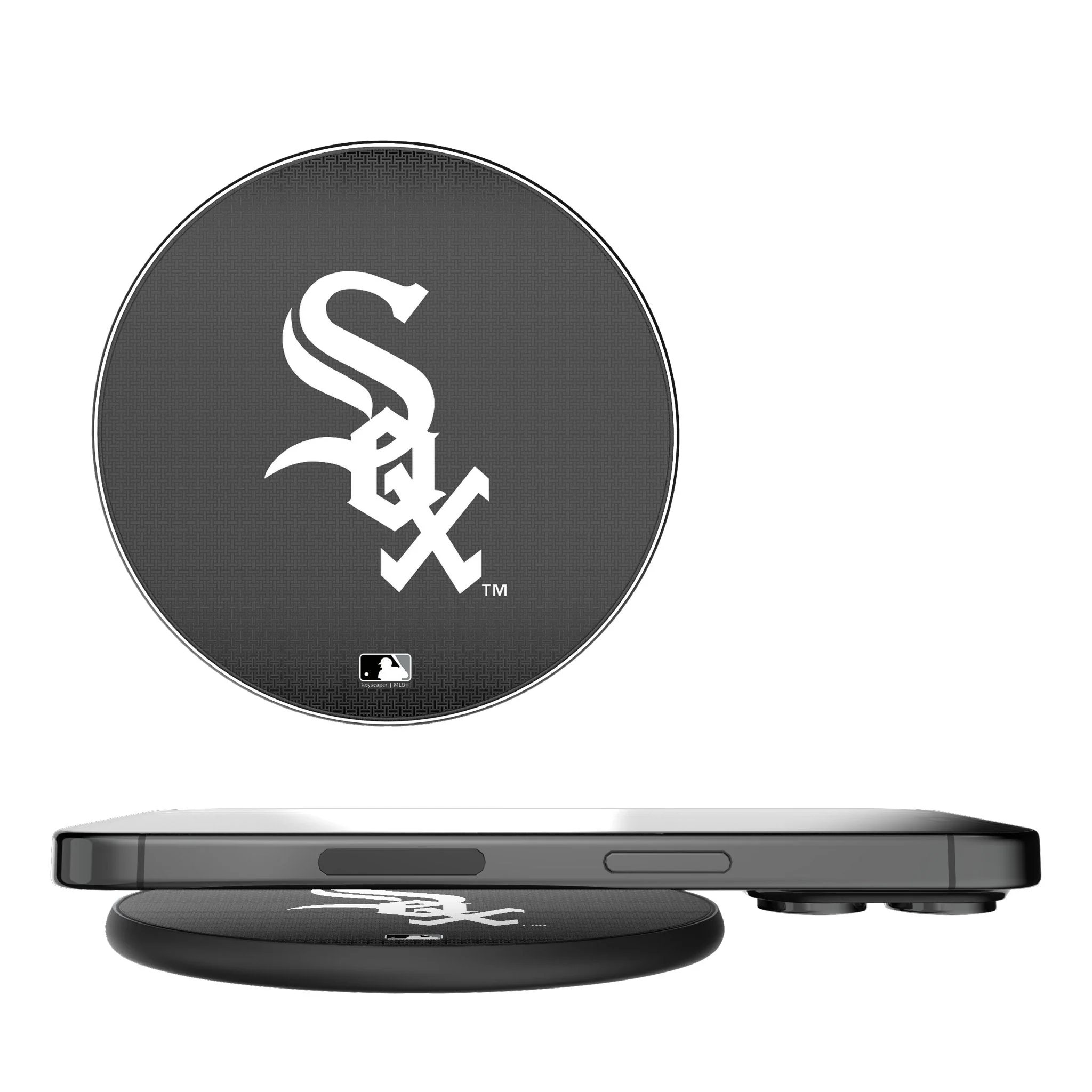 Chicago White Sox Linen 15-Watt Wireless Charger
