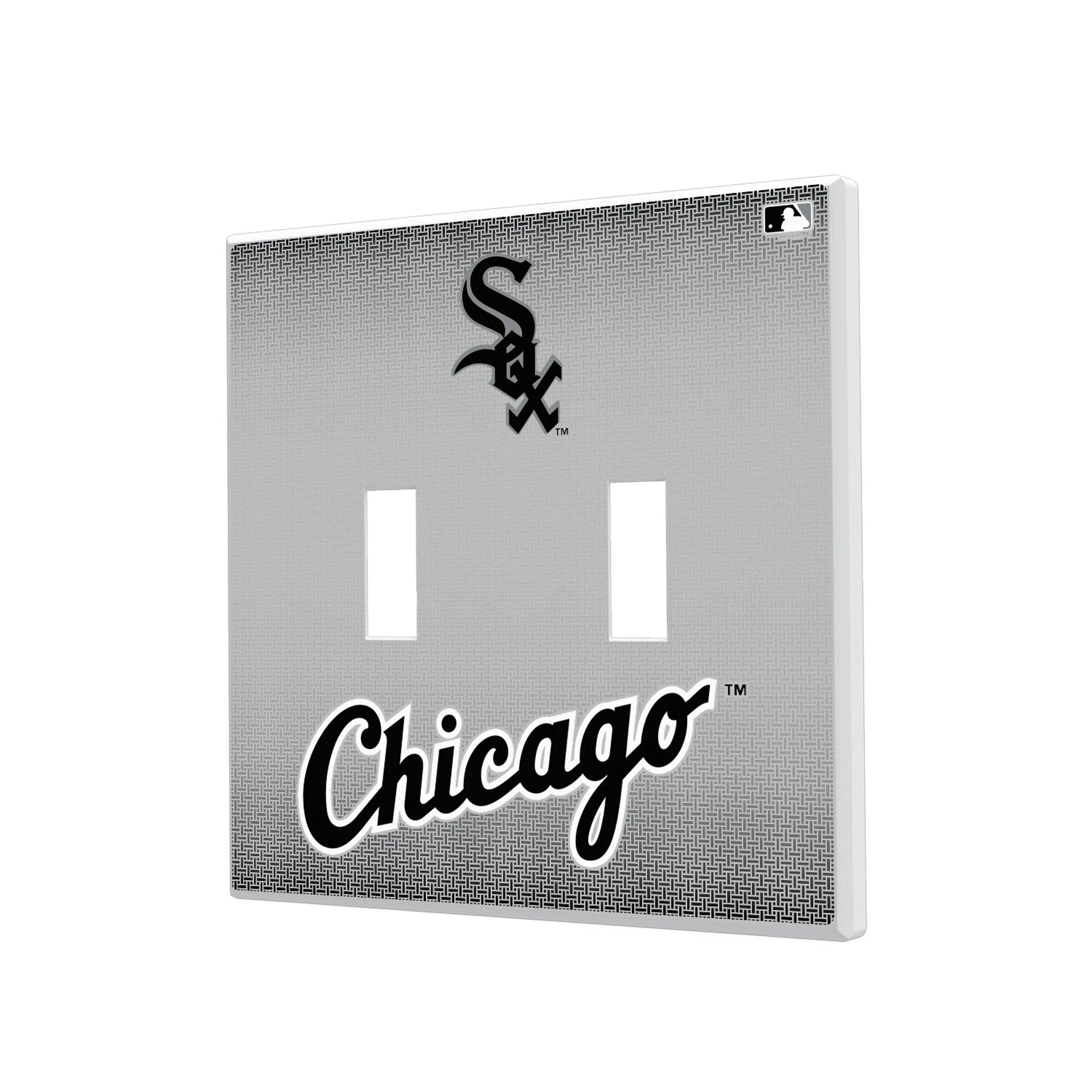 Chicago White Sox Linen Hidden-Screw Light Switch Plate - Image 3