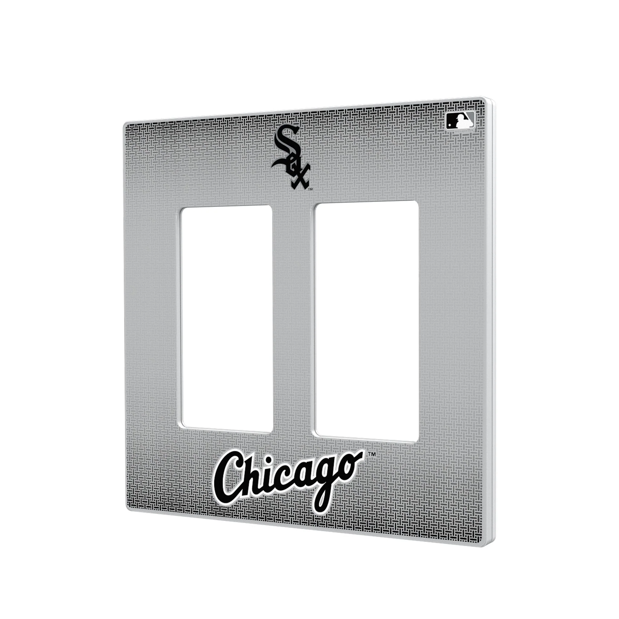 Chicago White Sox Linen Hidden-Screw Light Switch Plate - Image 4