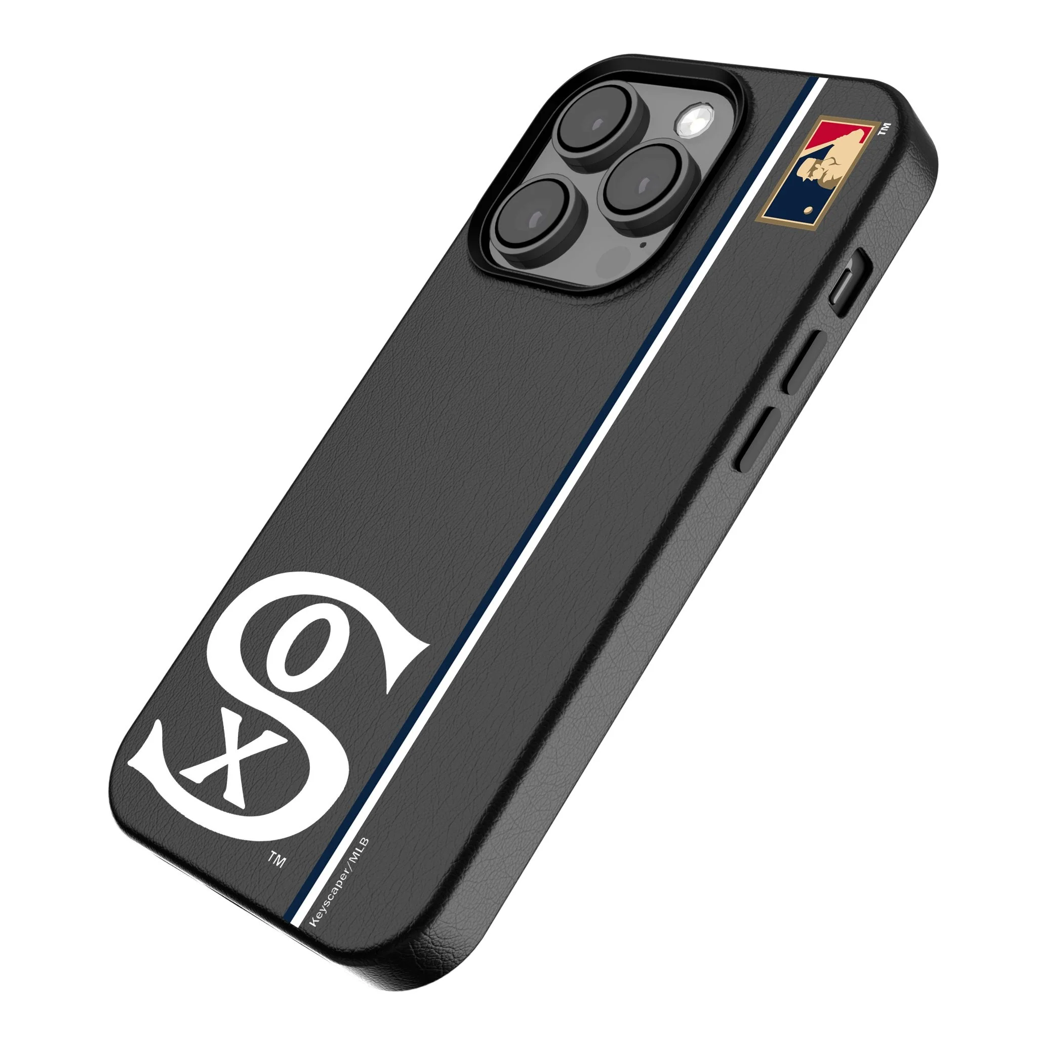 Chicago White Sox Road 1919-1921 - Cooperstown Collection Sidebar MagSafe Compatible Phone Case for Apple iPhone - Image 2