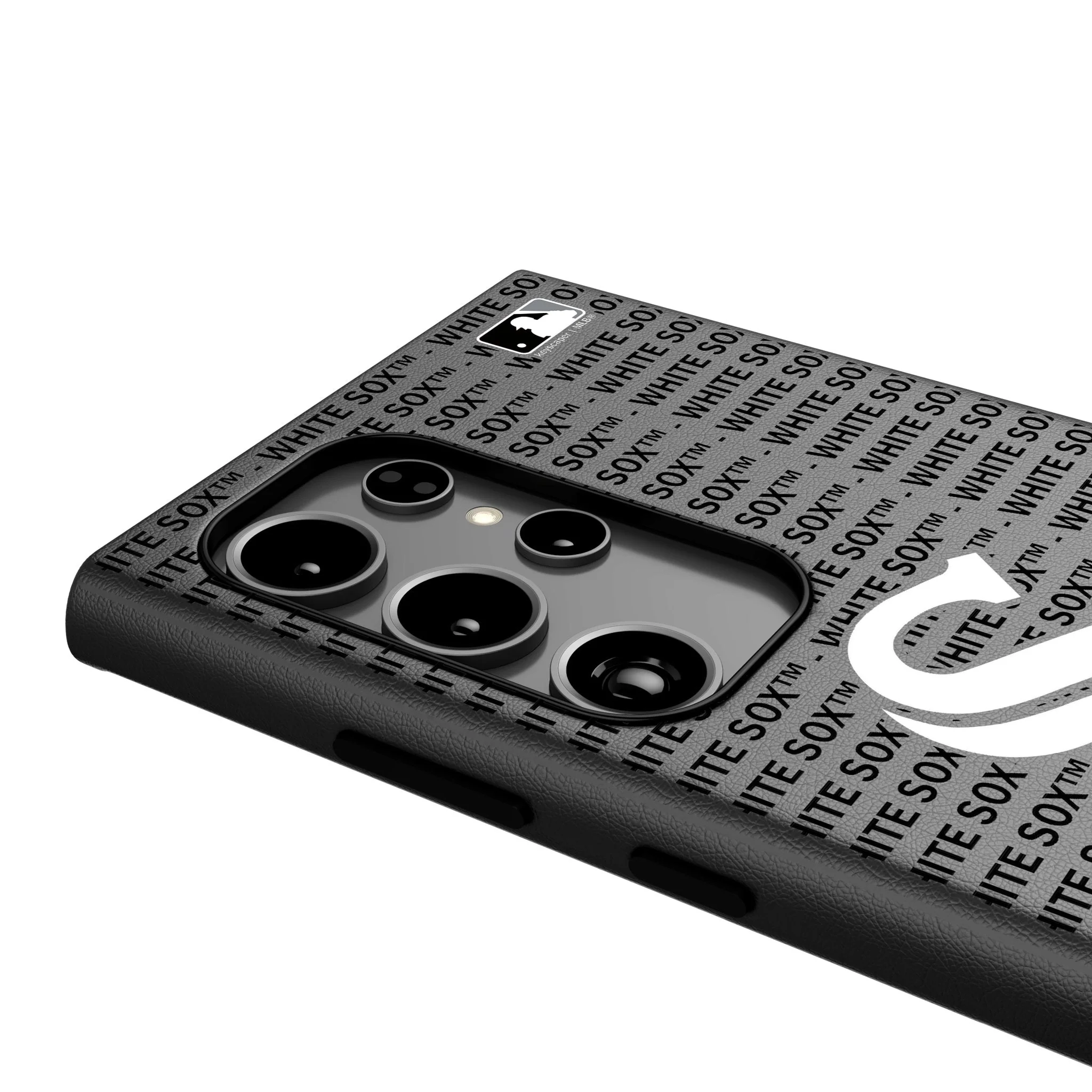 Chicago White Sox Text Backdrop MagSafe Compatible Phone Case for Samsung Galaxy - Image 4