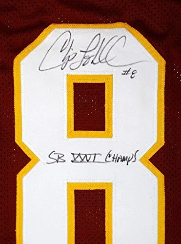 Chip Lohmiller Signed / Autographed Maroon Pro Style Stat Jersey- JSA W Auth - Image 2