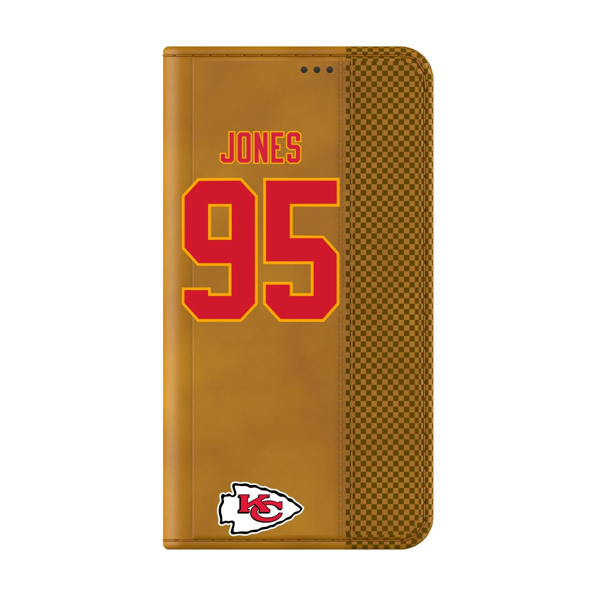 Chris Jones Kansas City Chiefs 95 Game Tactic Folio Phone Case for Samsung Galaxy - Image 2