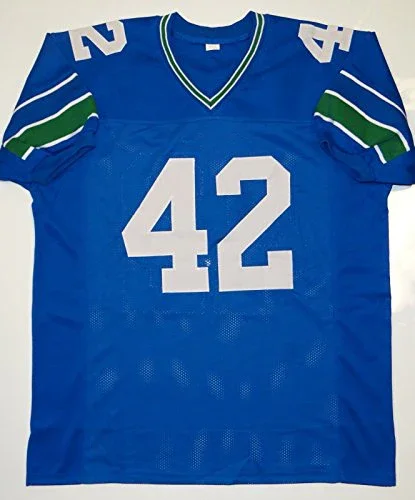 Chris Warren Autographed Blue Pro Style Jersey- JSA W Authenticated - Image 3