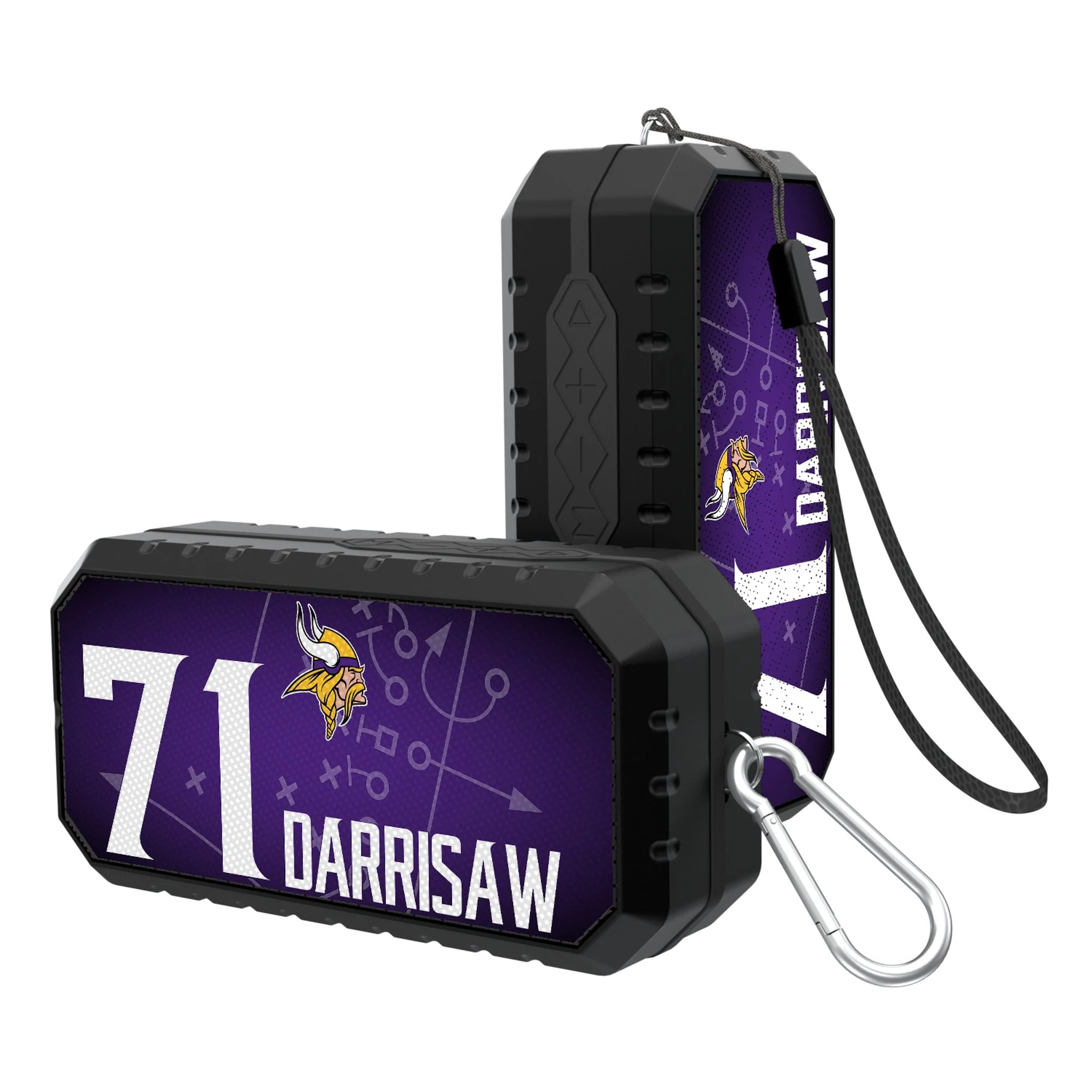 Christian Darrisaw Minnesota Vikings 71 Ready Bluetooth Speaker