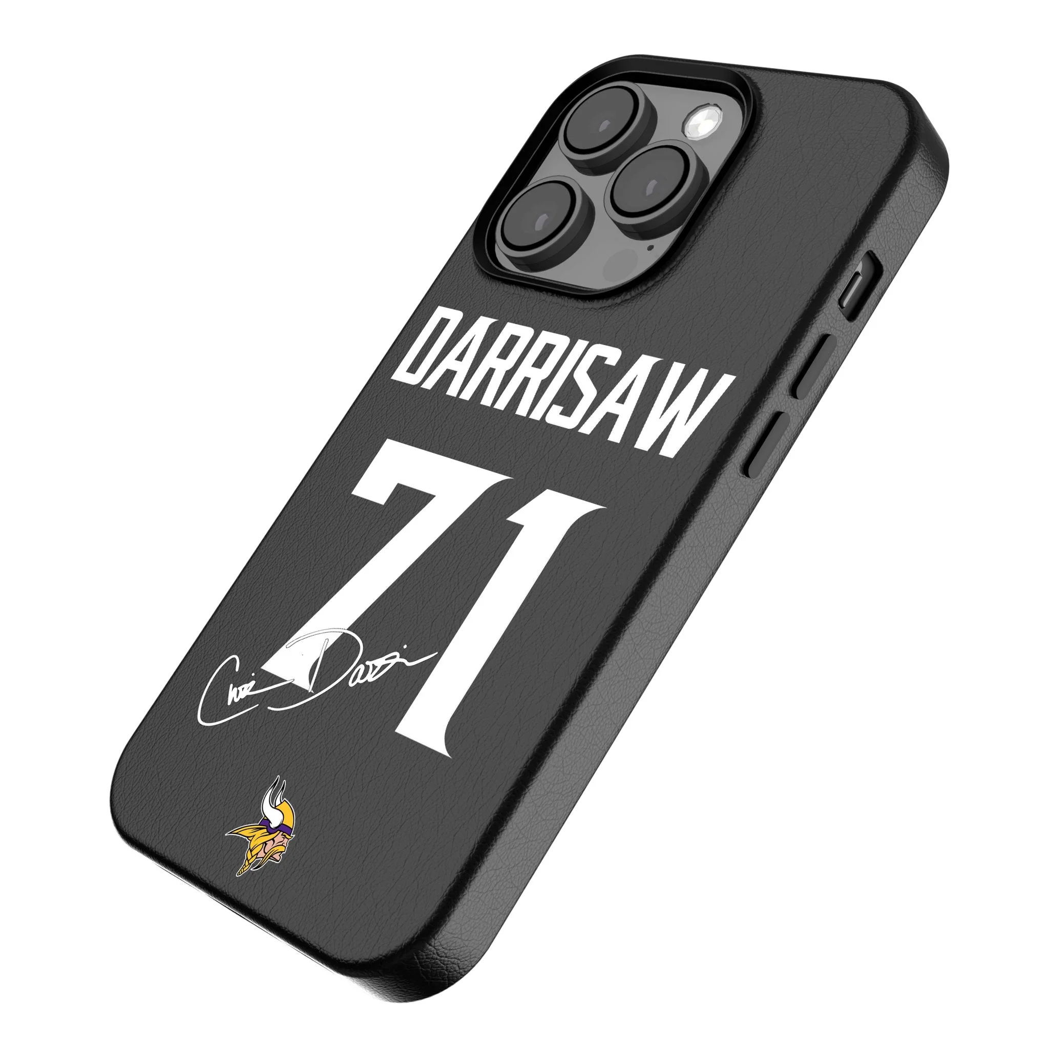 Christian Darrisaw Minnesota Vikings 71 Ready MagSafe Compatible Phone Case for Apple iPhone - Image 2