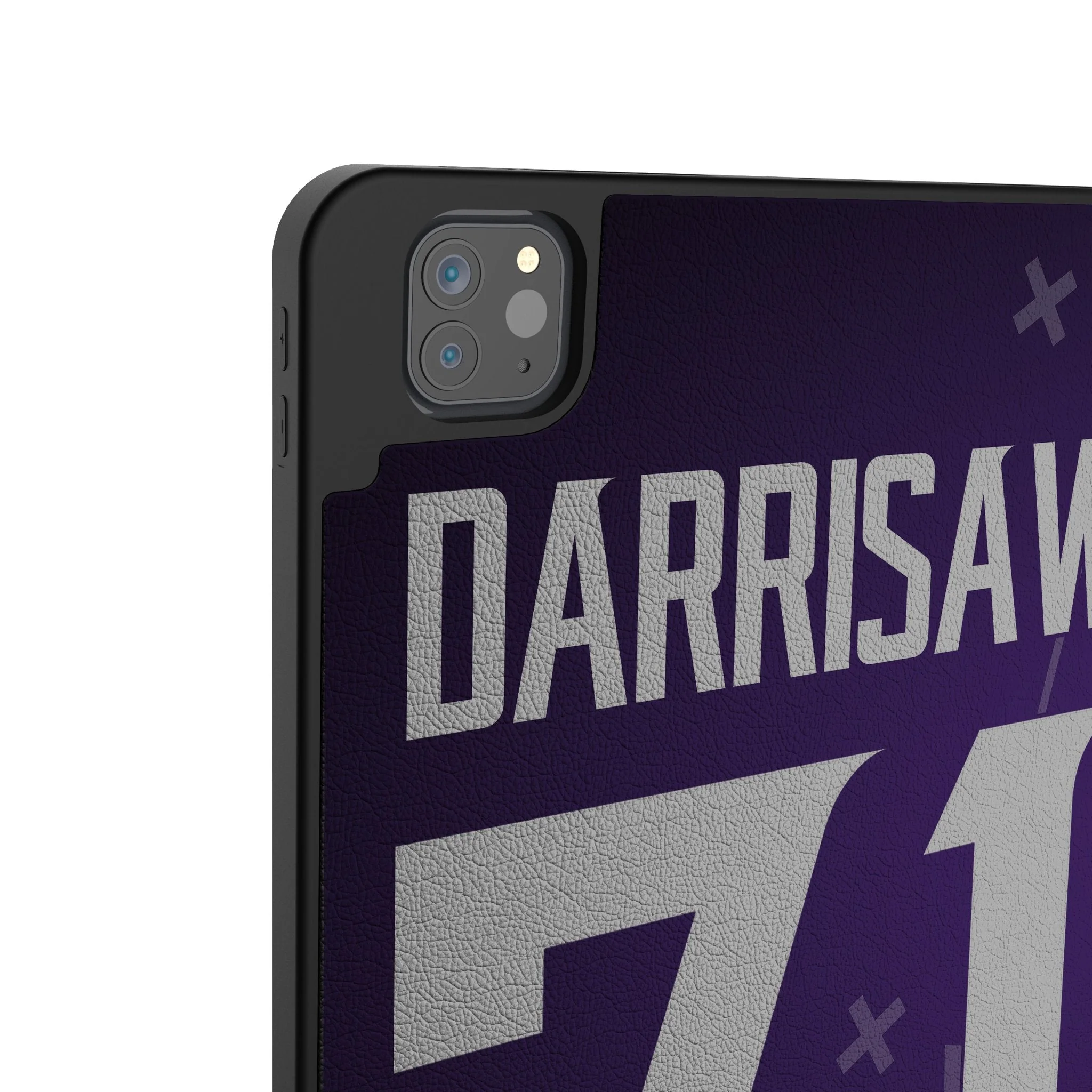Christian Darrisaw Minnesota Vikings 71 Ready Tablet Case for Apple iPad - Image 3