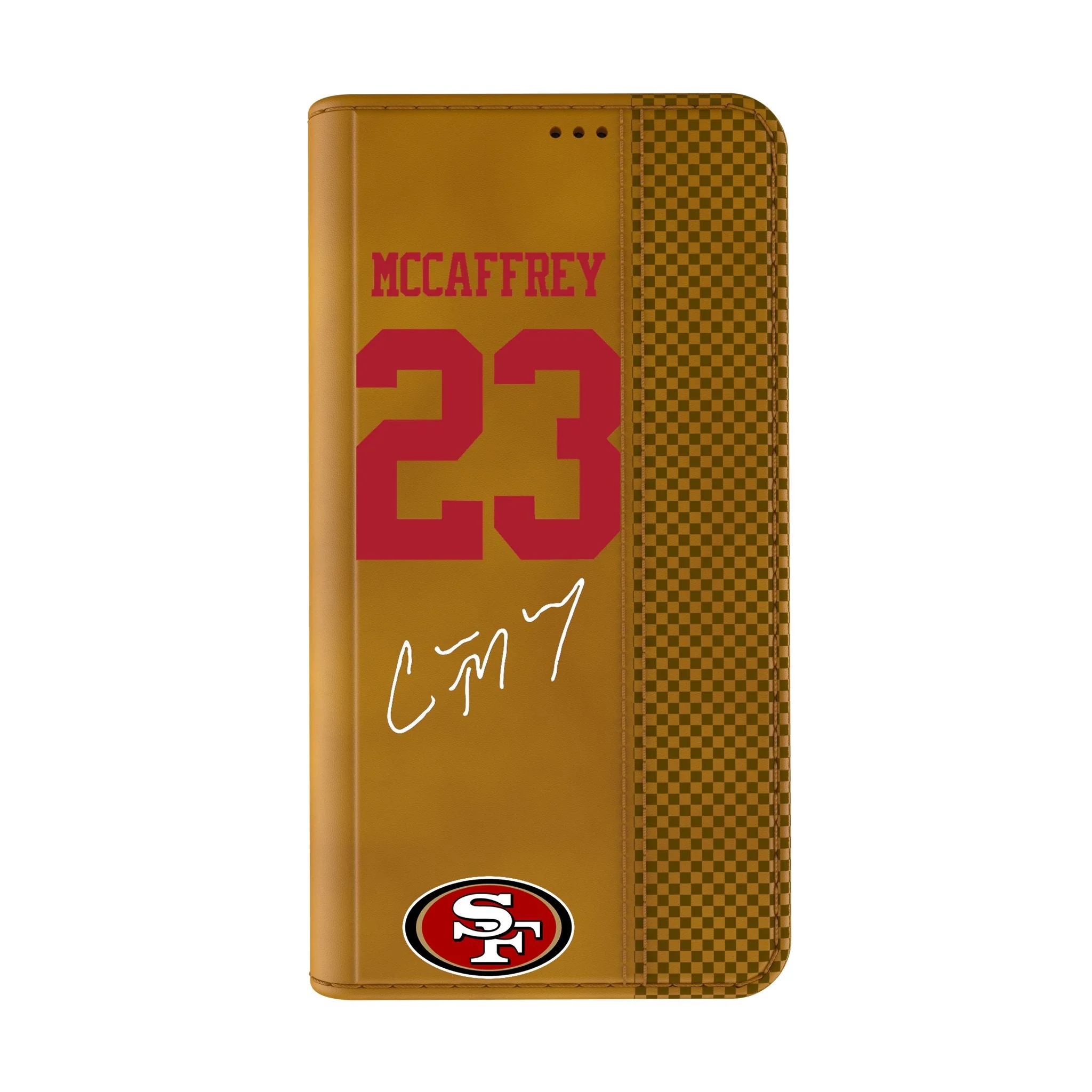 Christian McCaffrey San Francisco 49ers 23 Game Tactic Folio Phone Case for Apple iPhone - Image 2