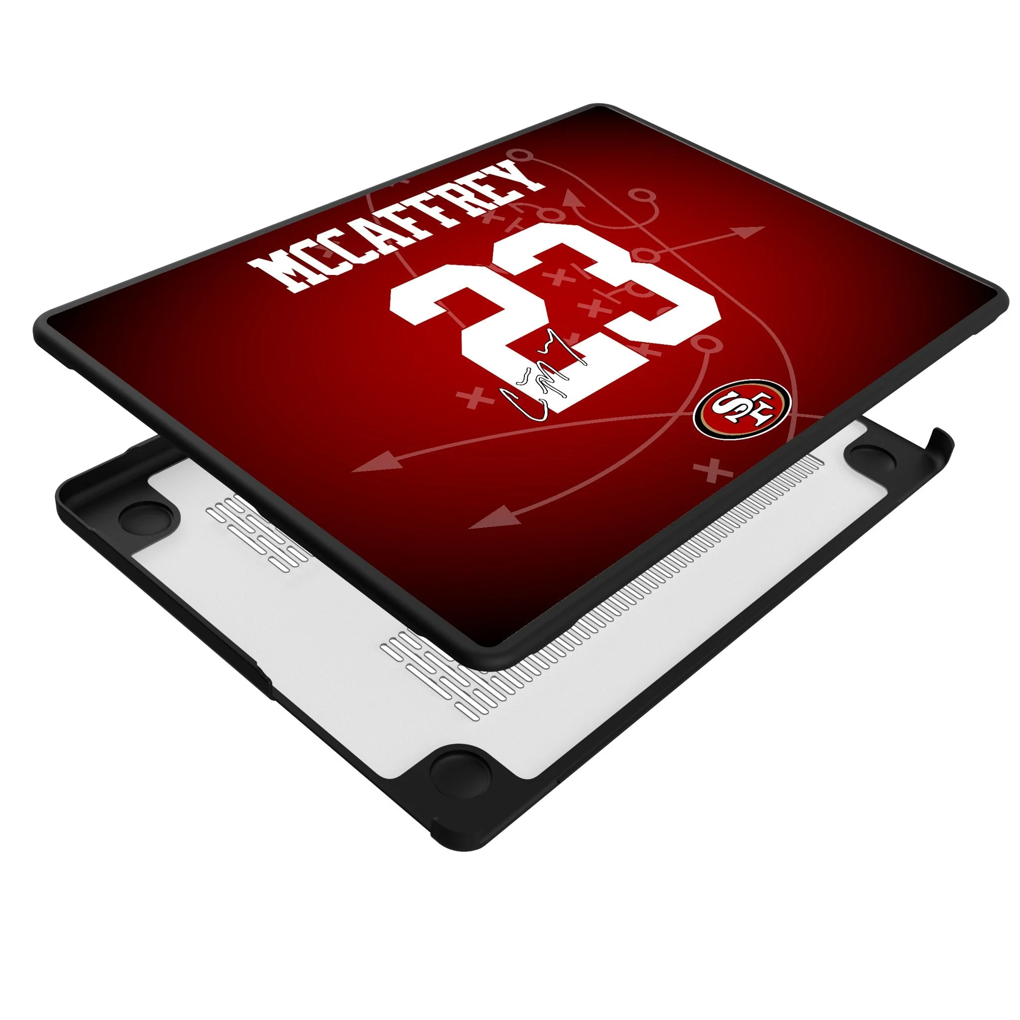 Christian McCaffrey San Francisco 49ers 23 Game Tactic Laptop Case for Apple MacBook - Image 4