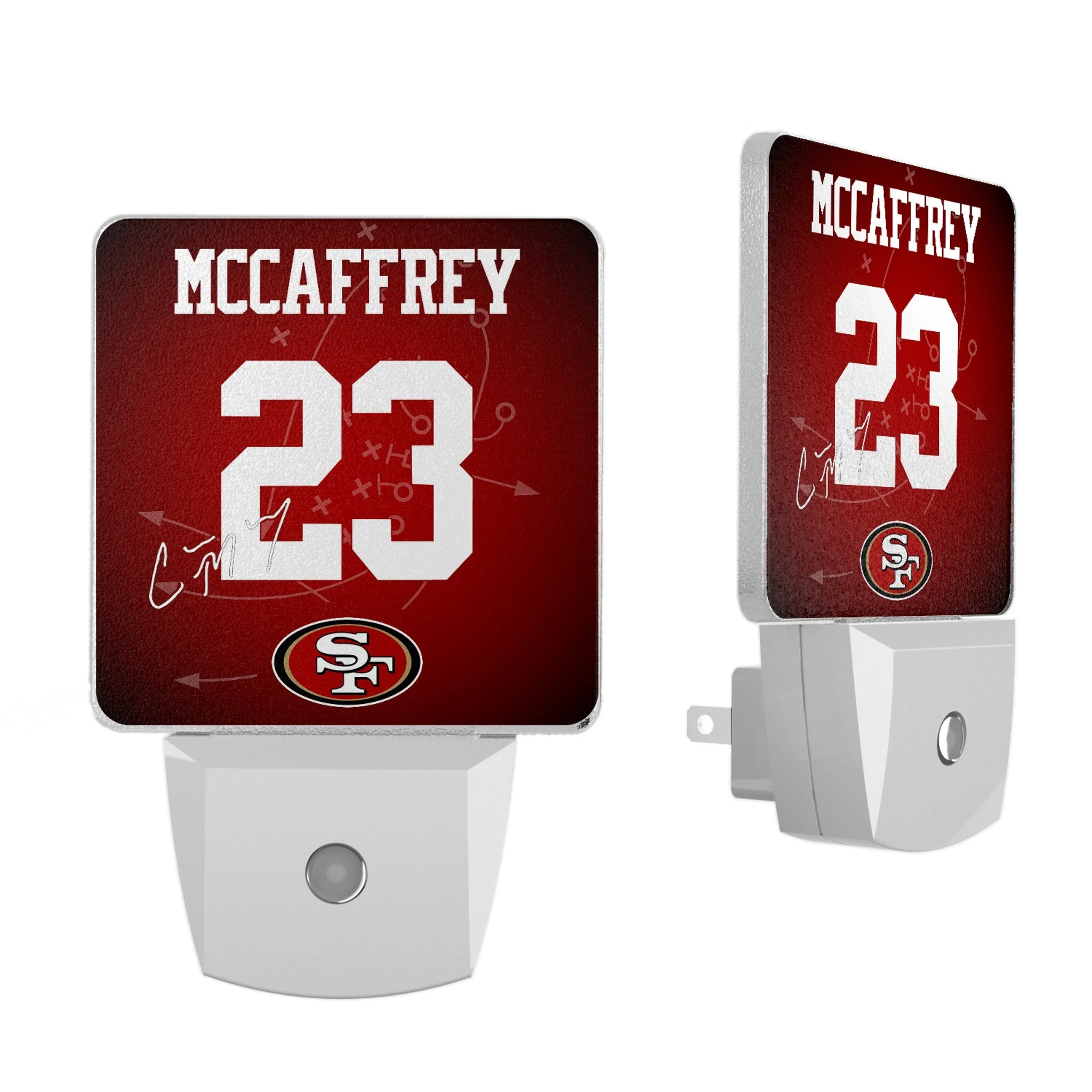 Christian McCaffrey San Francisco 49ers 23 Ready Night Light 2-Pack