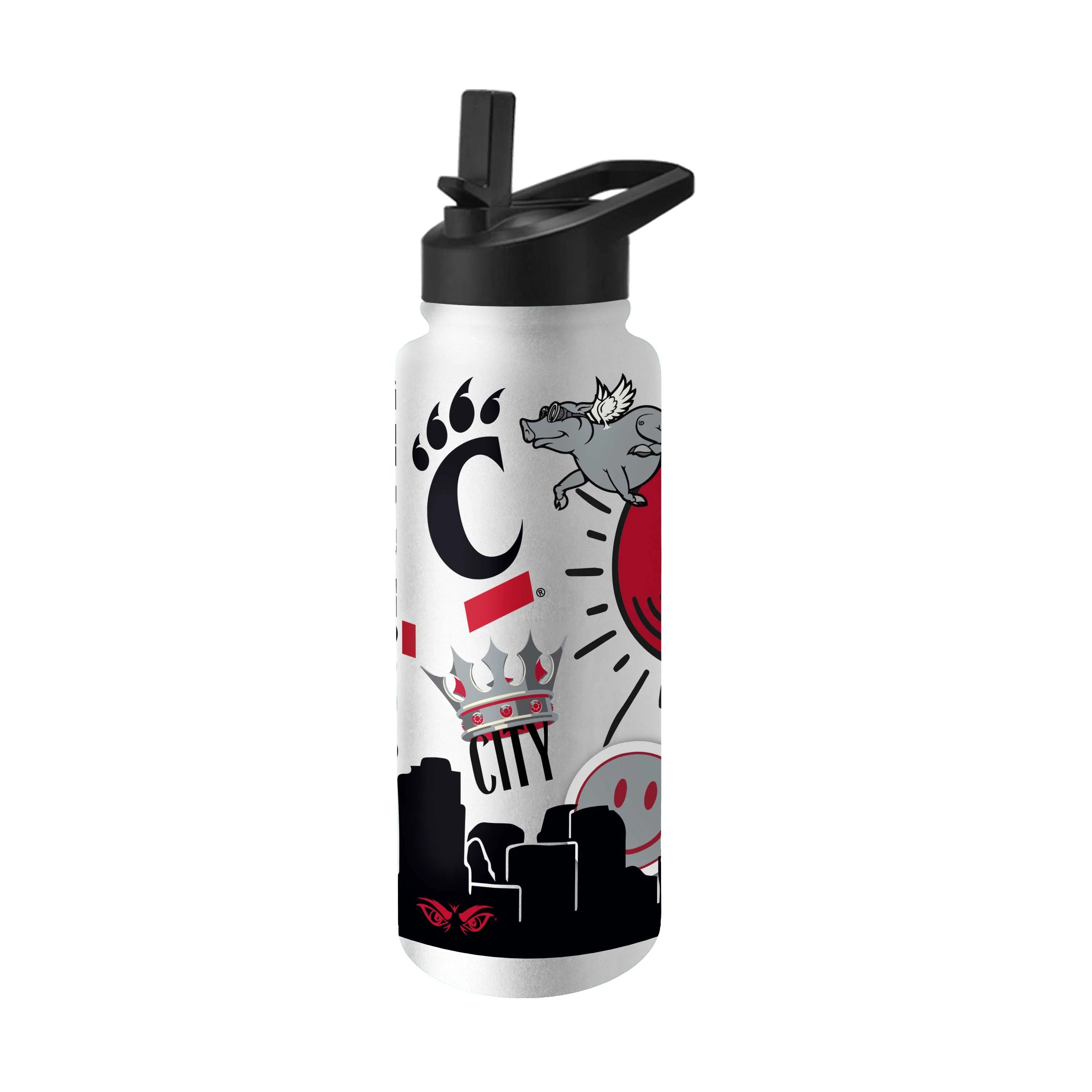 Cincinnati Bearcats 34oz Native Quencher Bottle