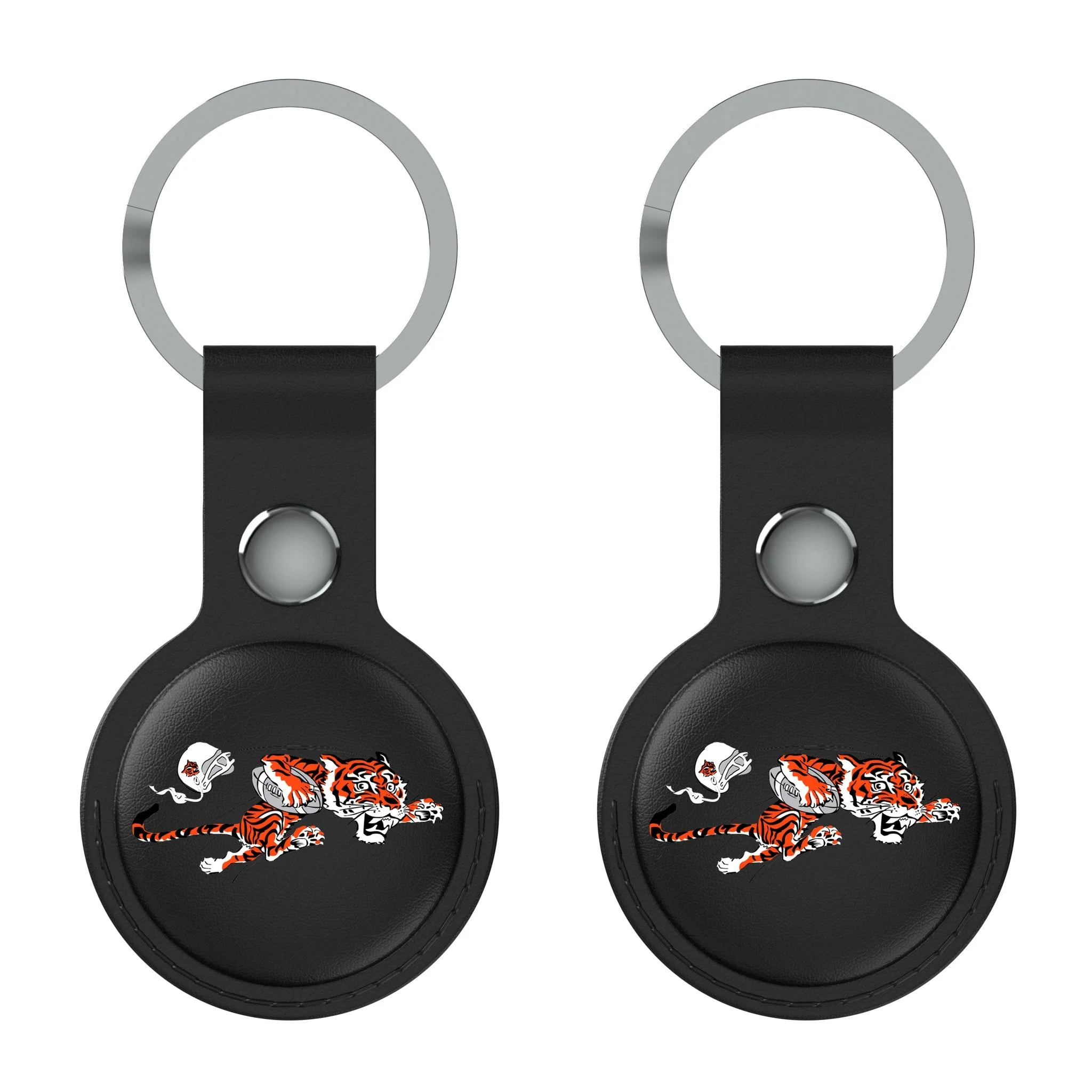 Cincinnati Bengals Historic Collection Insignia Black Airtag Holder 2-Pack - Image 2