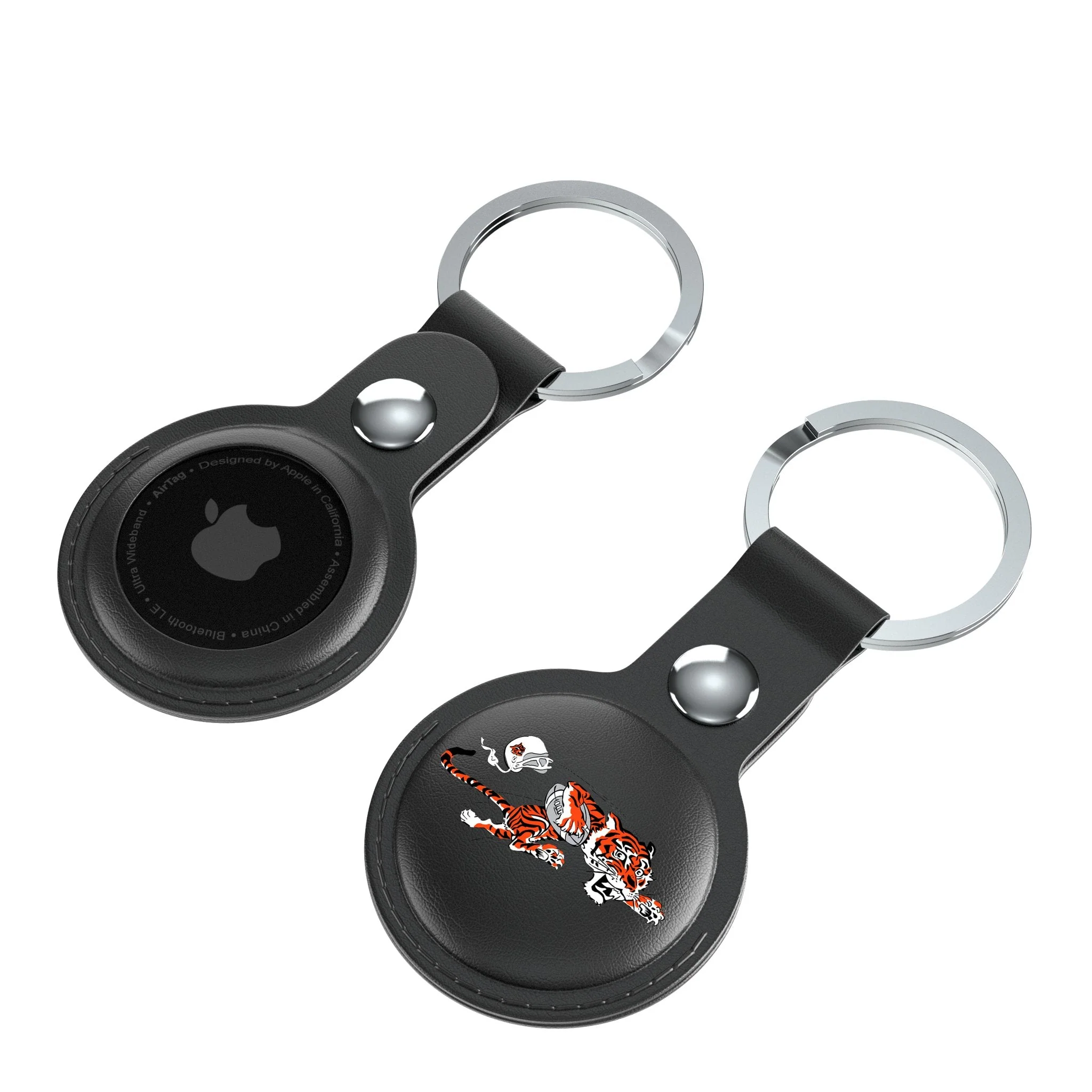 Cincinnati Bengals Historic Collection Insignia Black Airtag Holder 2-Pack - Image 4