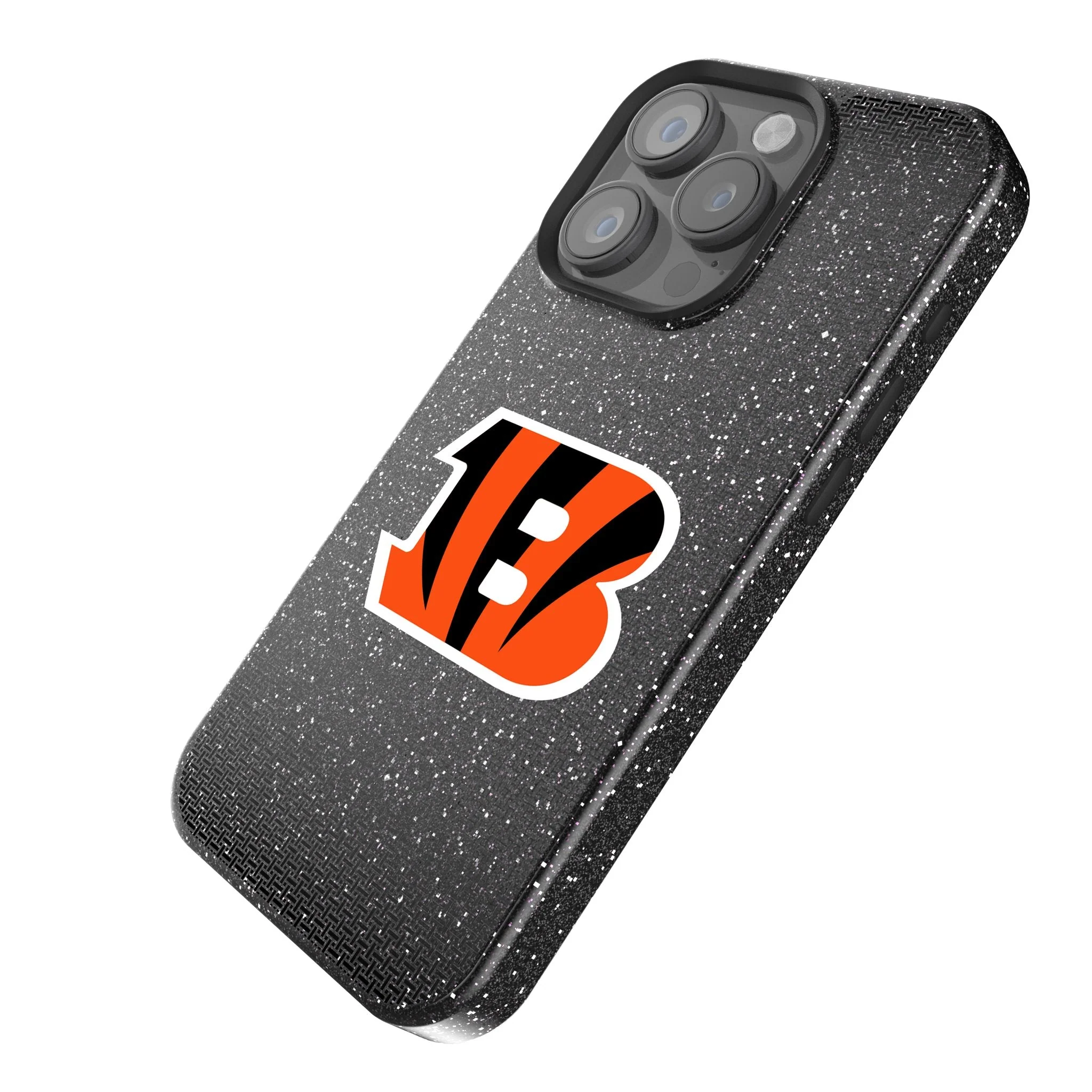 Cincinnati Bengals Linen Bling Phone Case for Apple iPhone - Image 2