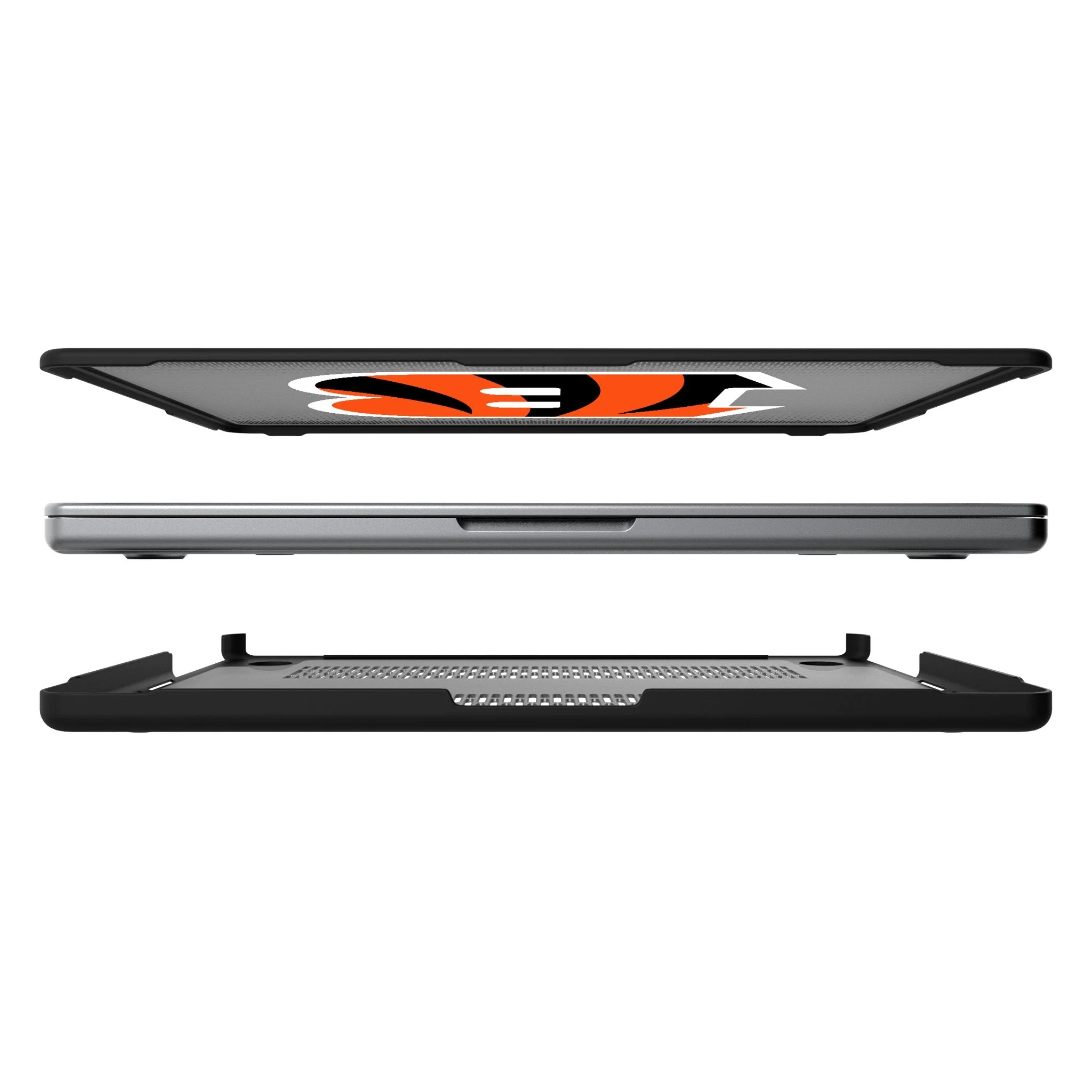 Cincinnati Bengals Linen Laptop Case for Apple MacBook - Image 7