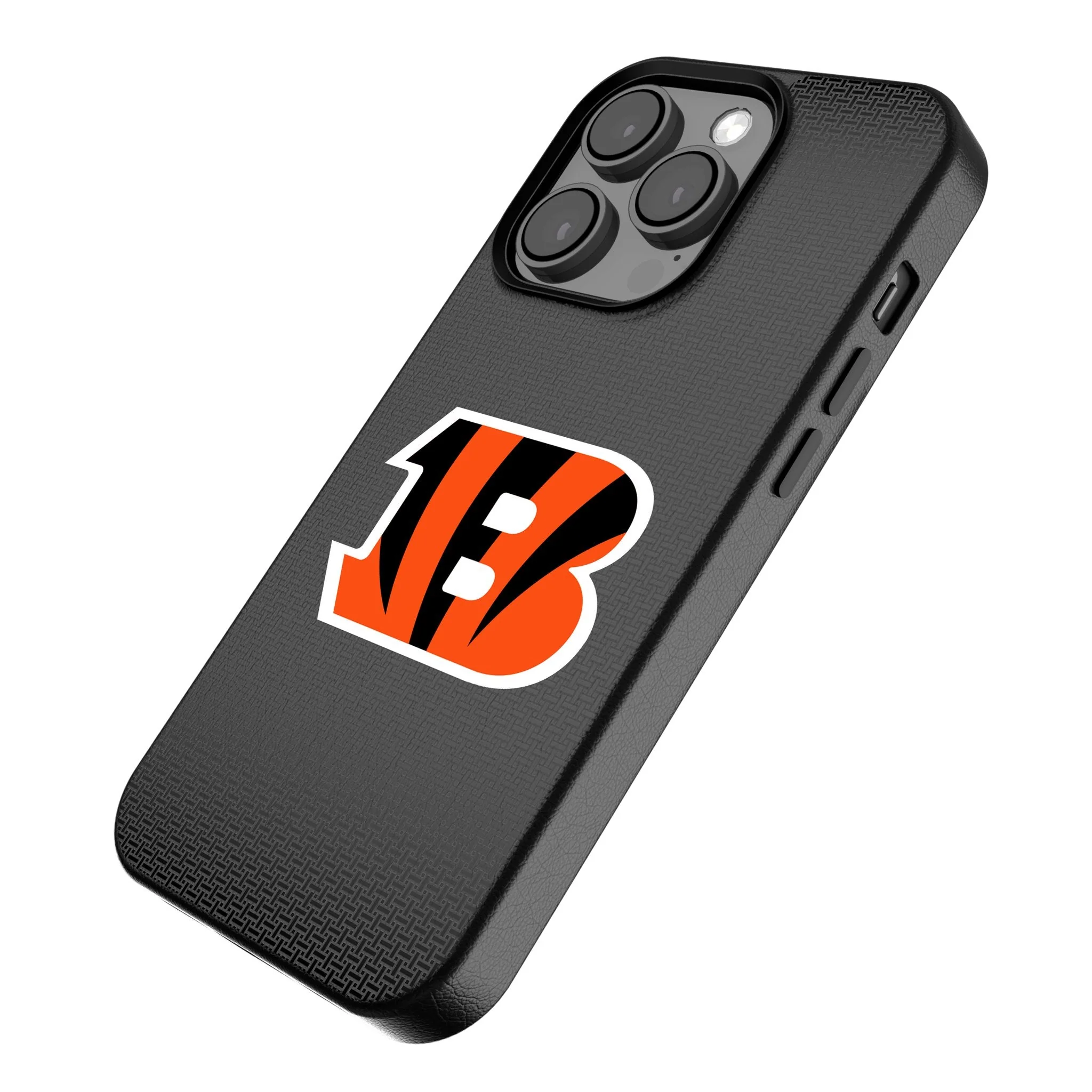 Cincinnati Bengals Linen MagSafe Compatible Phone Case for Apple iPhone - Image 2