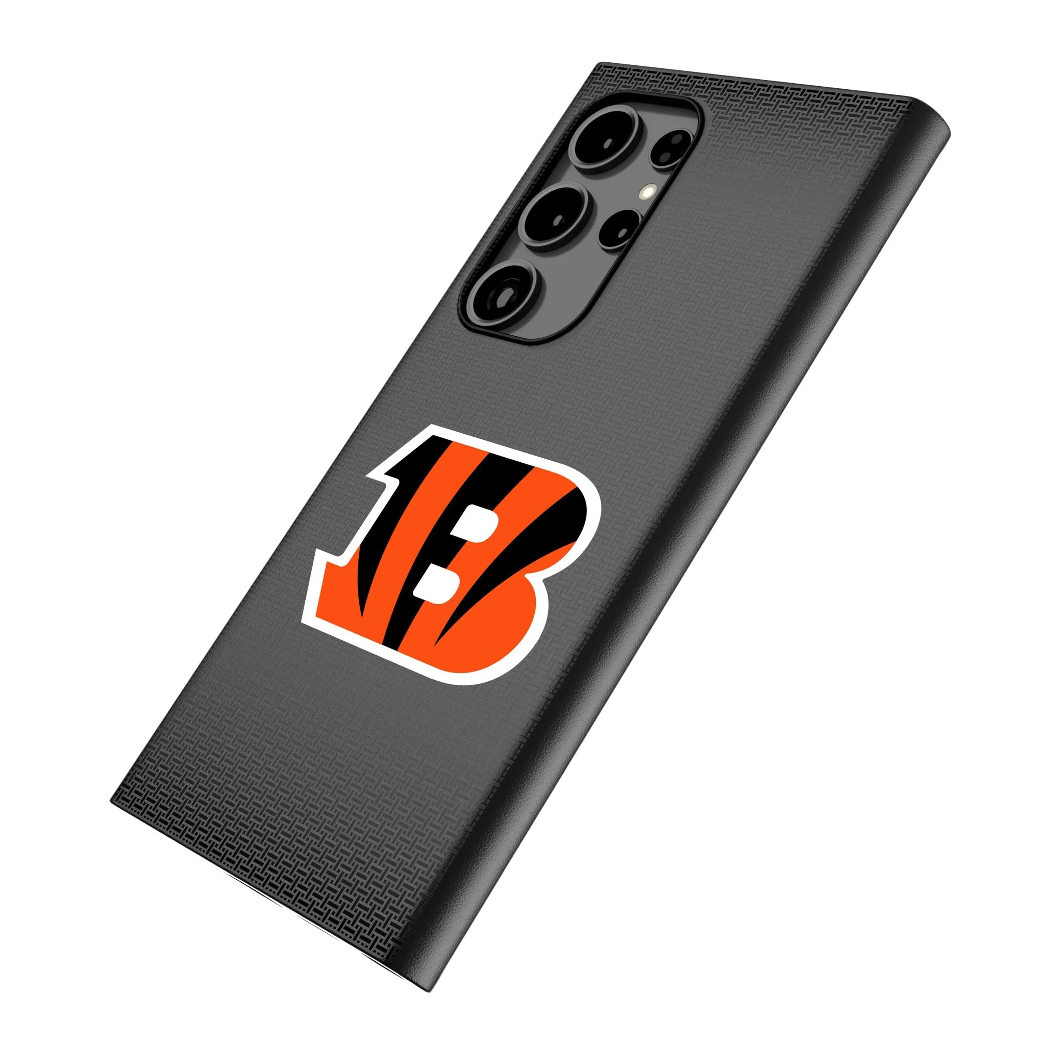 Cincinnati Bengals Linen MagSafe Compatible Phone Case for Samsung Galaxy - Image 2