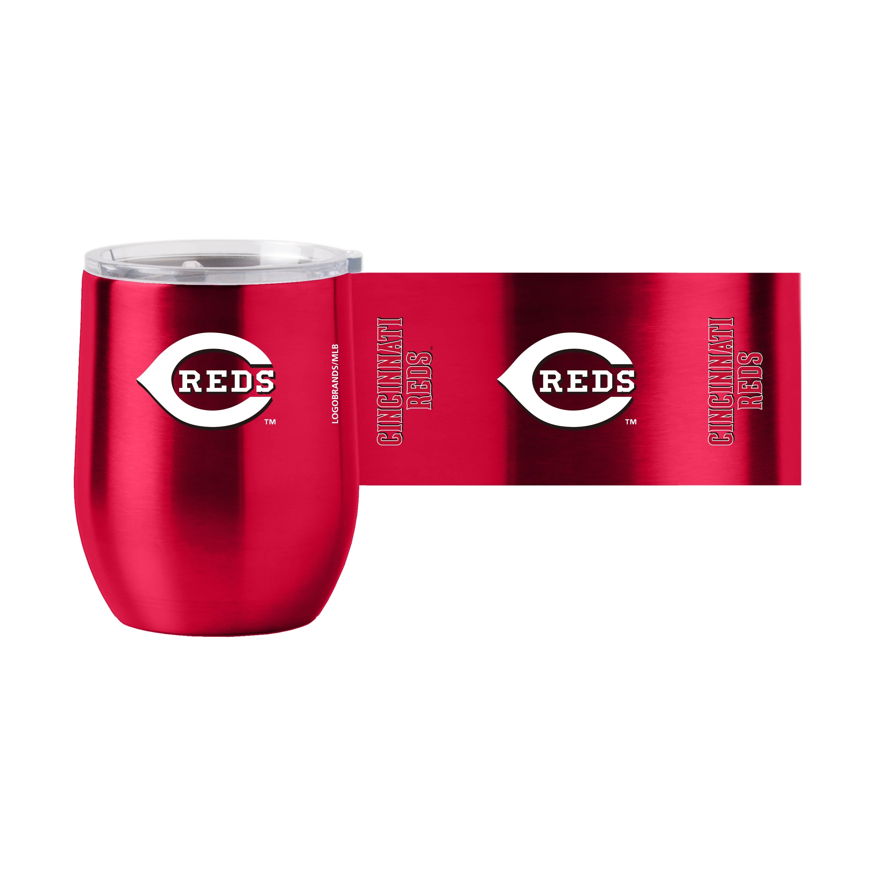 Cincinnati Reds 16oz Gameday Stainless Curved Beverage - Image 2