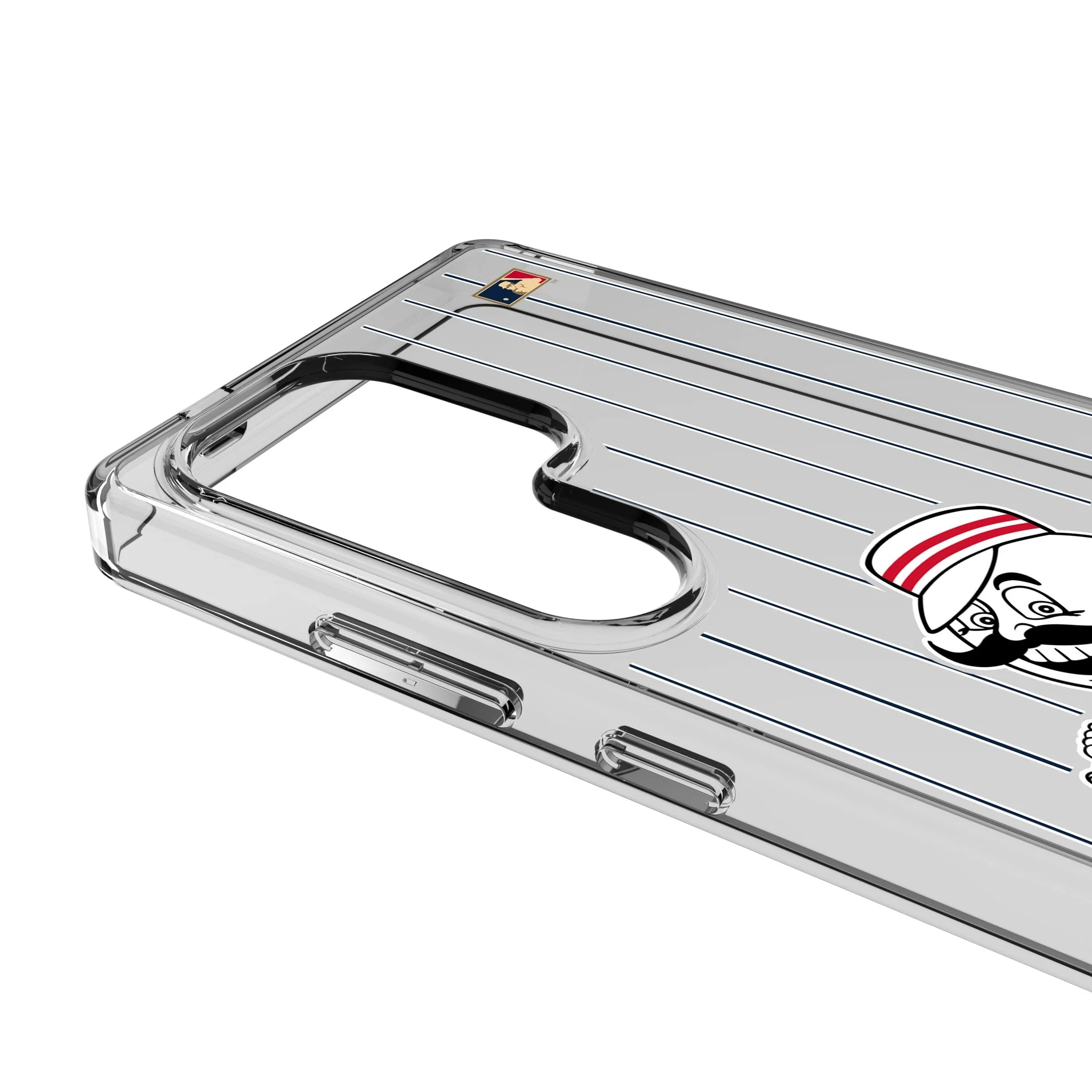Cincinnati Reds 1953-1967 - Cooperstown Collection Pinstripe Clear Phone Case for Samsung Galaxy - Image 3