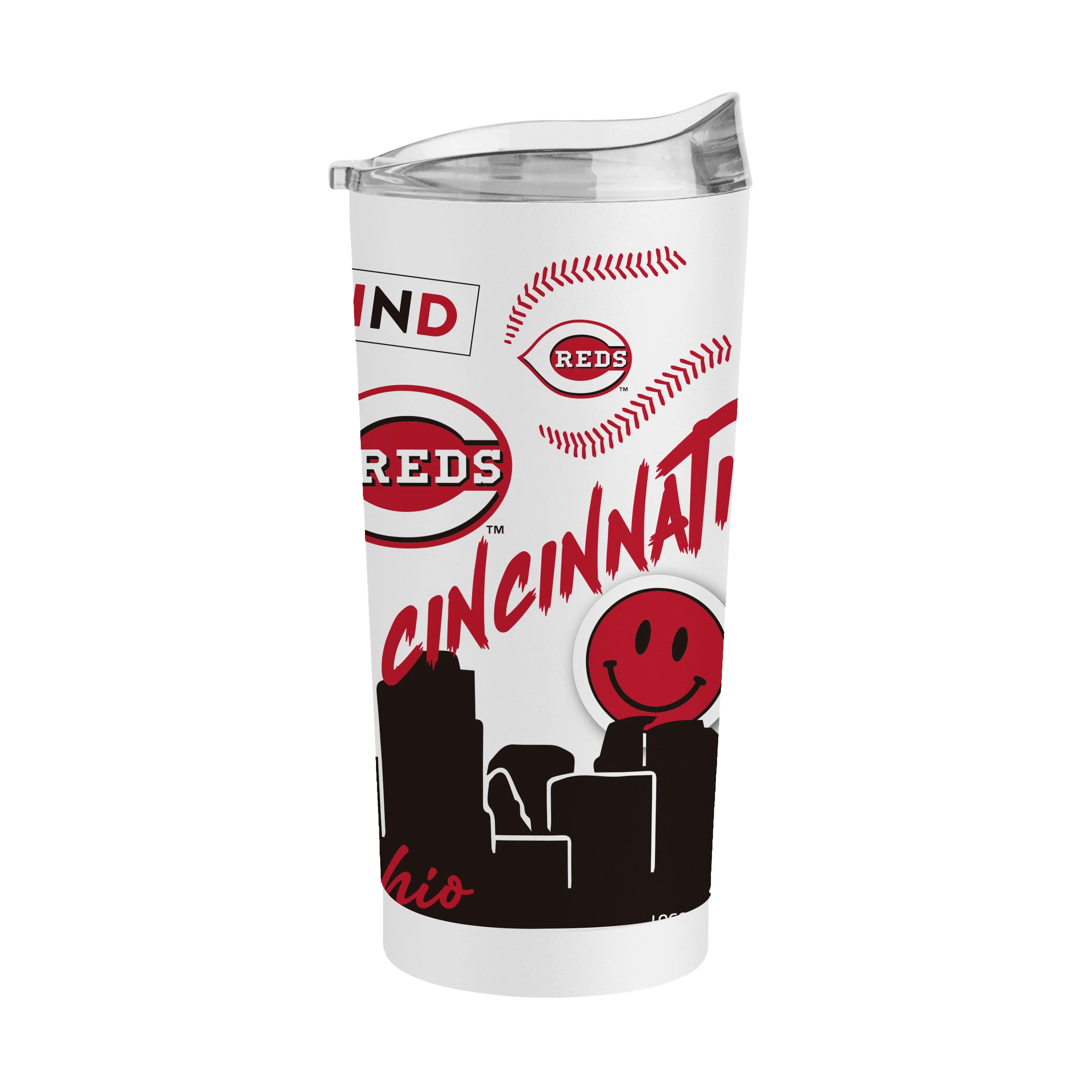 Cincinnati Reds 20oz Native Powder Coat Tumbler - Image 2