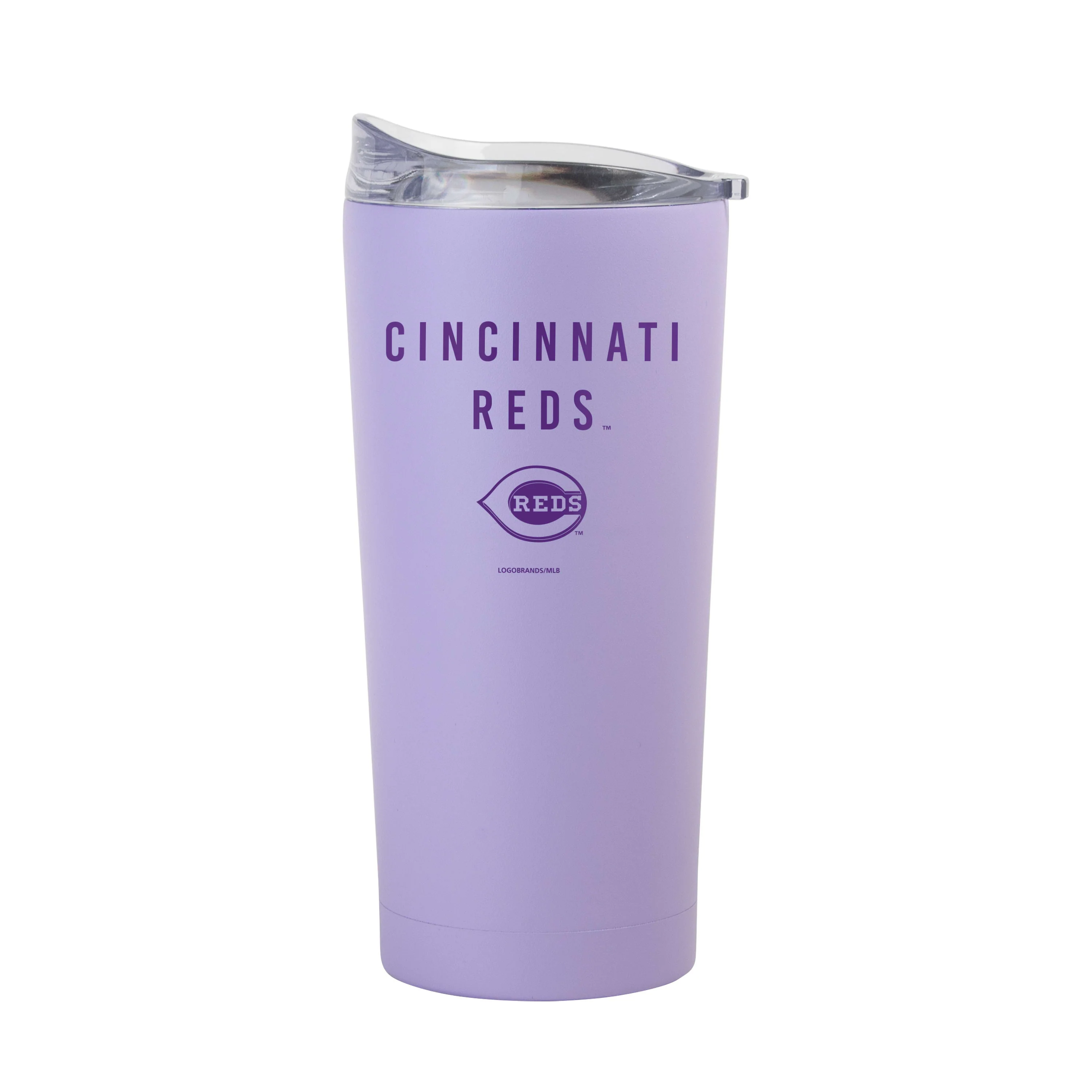 Cincinnati Reds 20oz Tonal Lavender Powder Coat Tumbler - Image 2