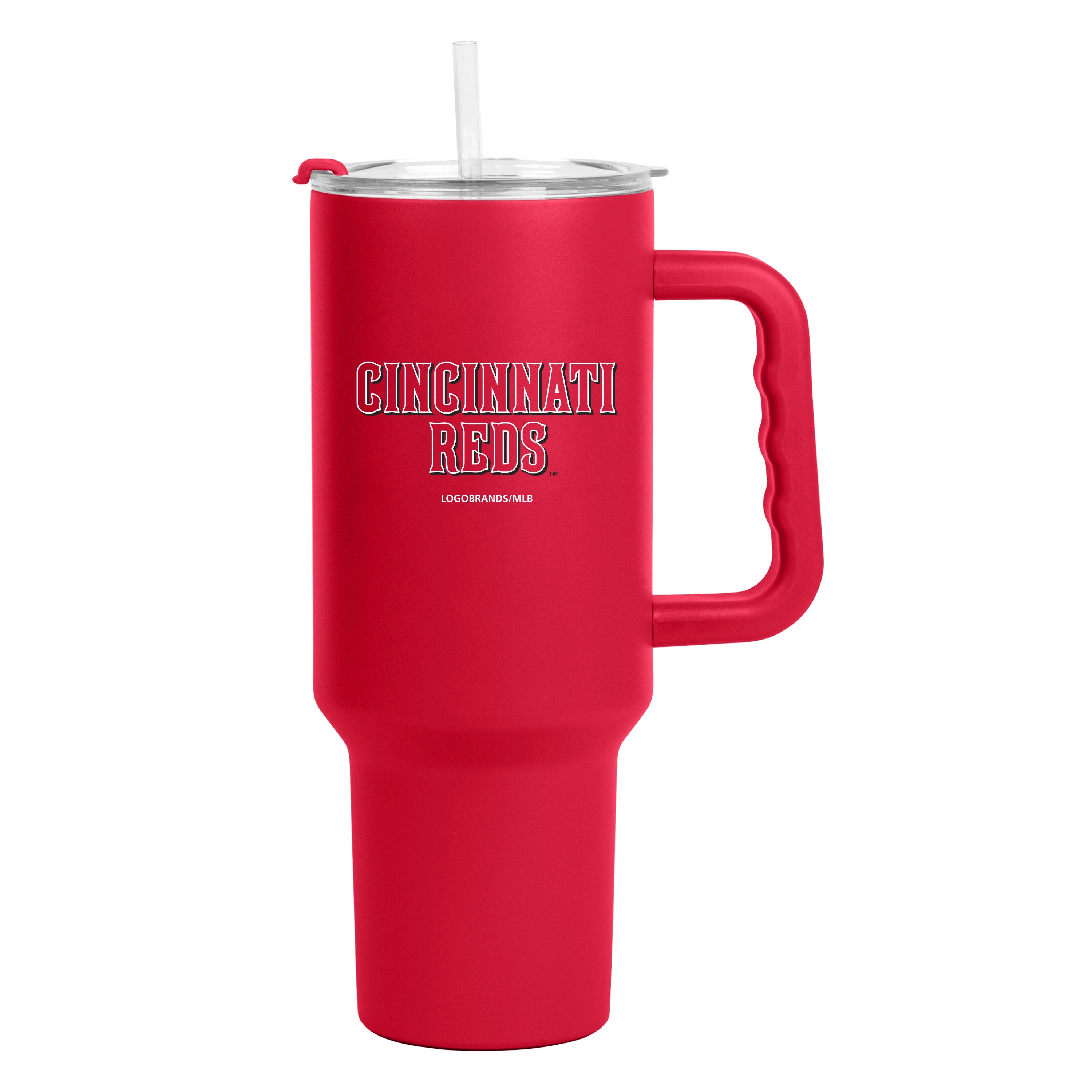 Cincinnati Reds 40oz Flipside Powder Coat Tumbler - Image 2