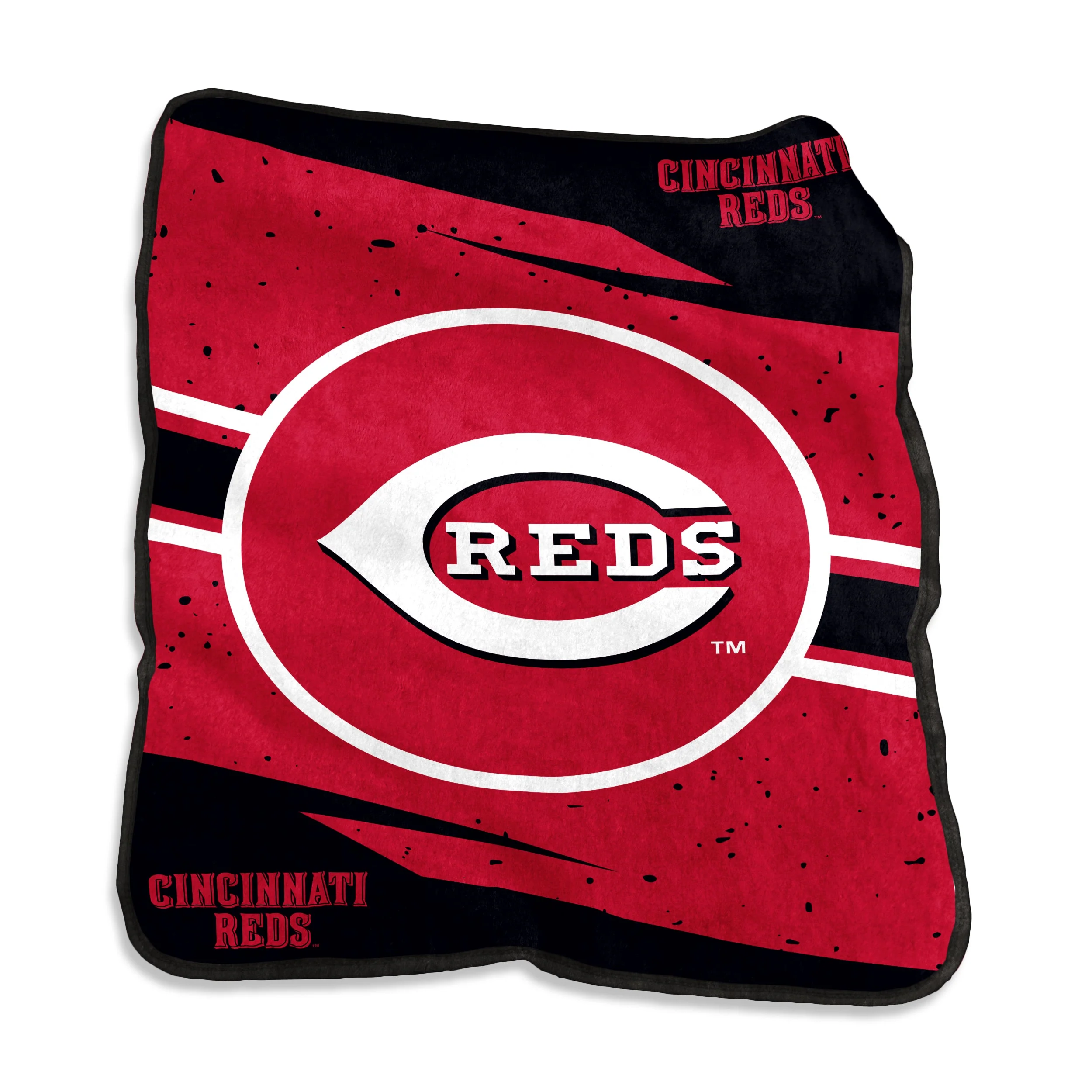 Cincinnati Reds 60x80 Circle Raschel Blanket