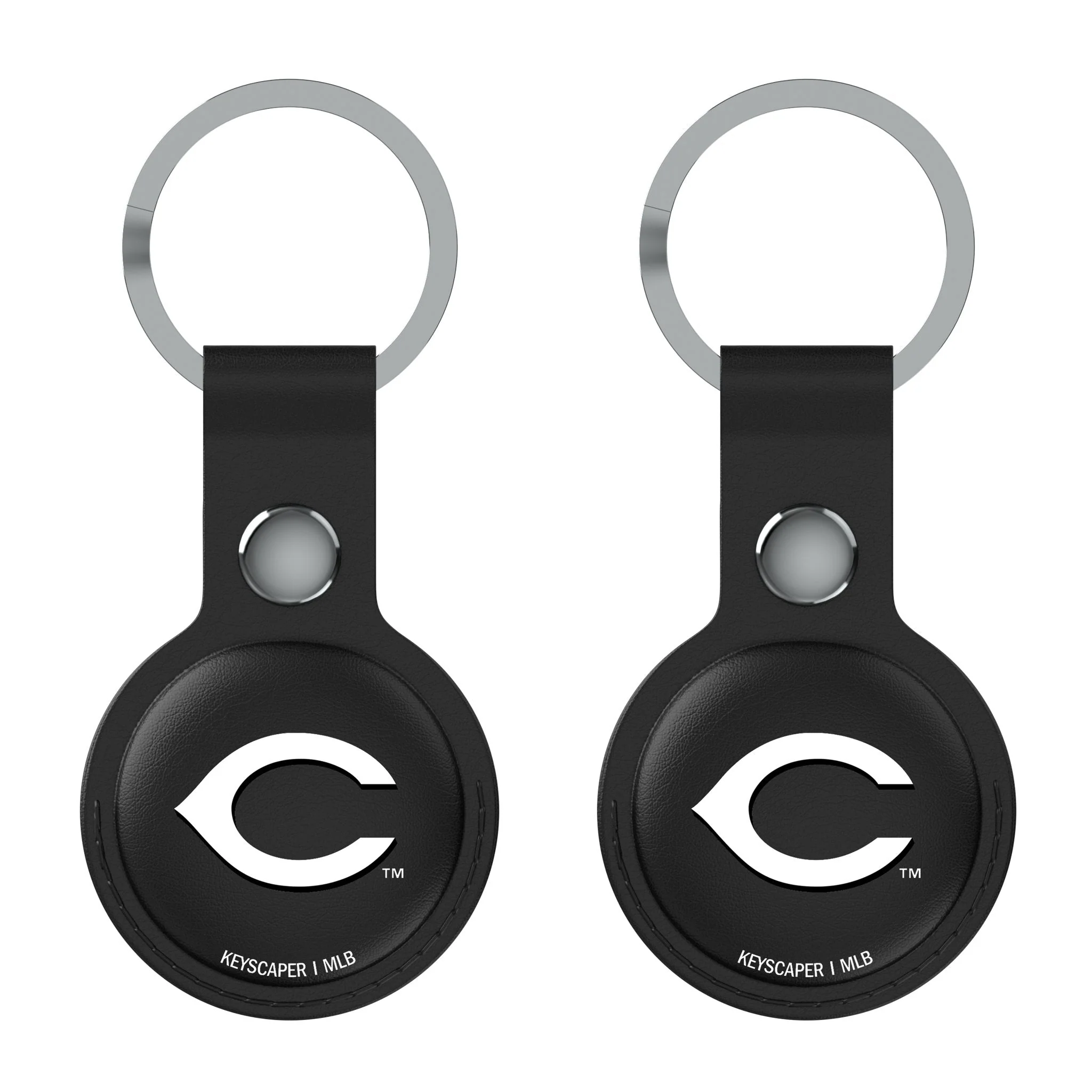 Cincinnati Reds Insignia Black Airtag Holder 2-Pack - Image 2
