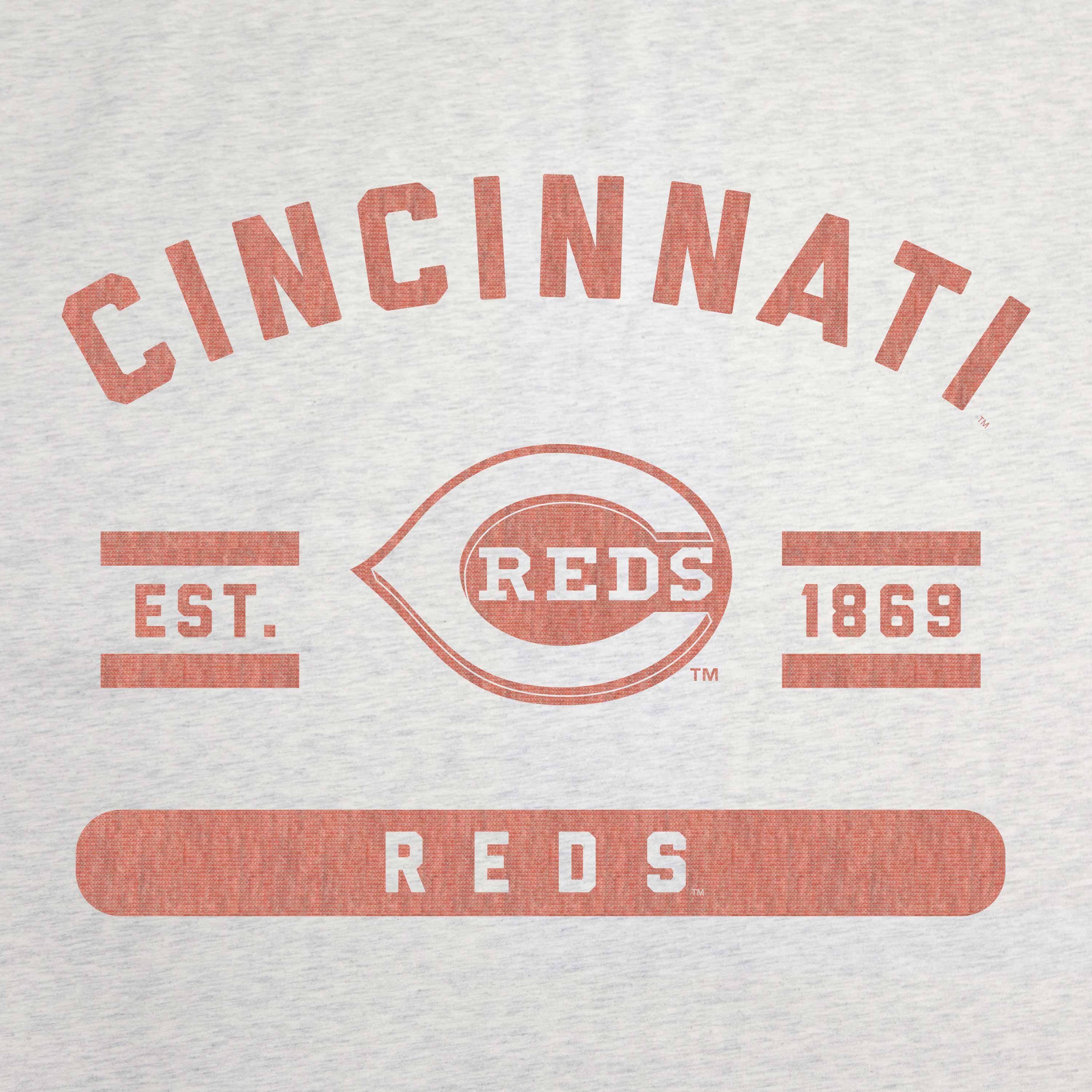 Cincinnati Reds Oatmeal Sweatshirt Blanket - Image 2