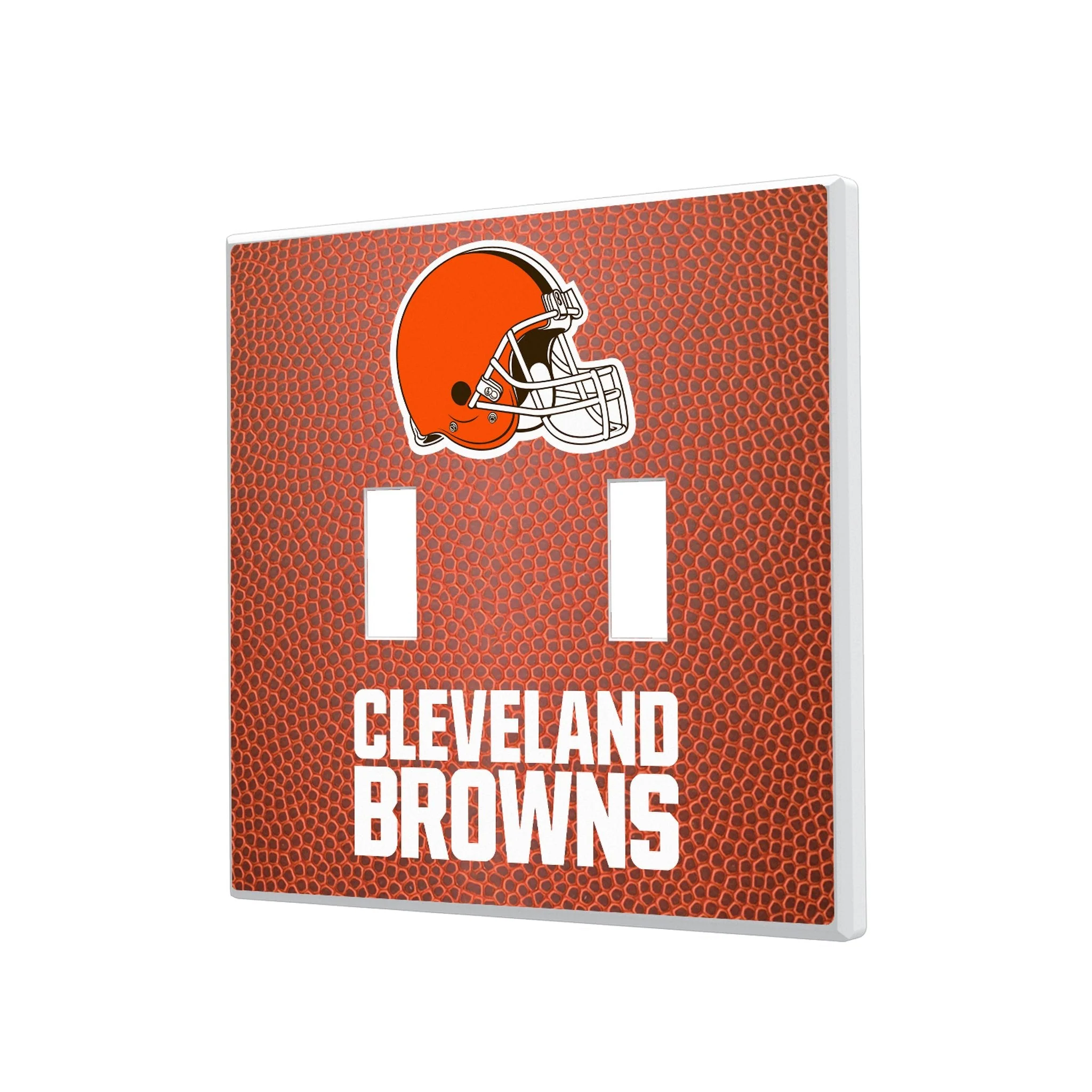 Cleveland Browns Football Hidden-Screw Light Switch Plate - Image 3
