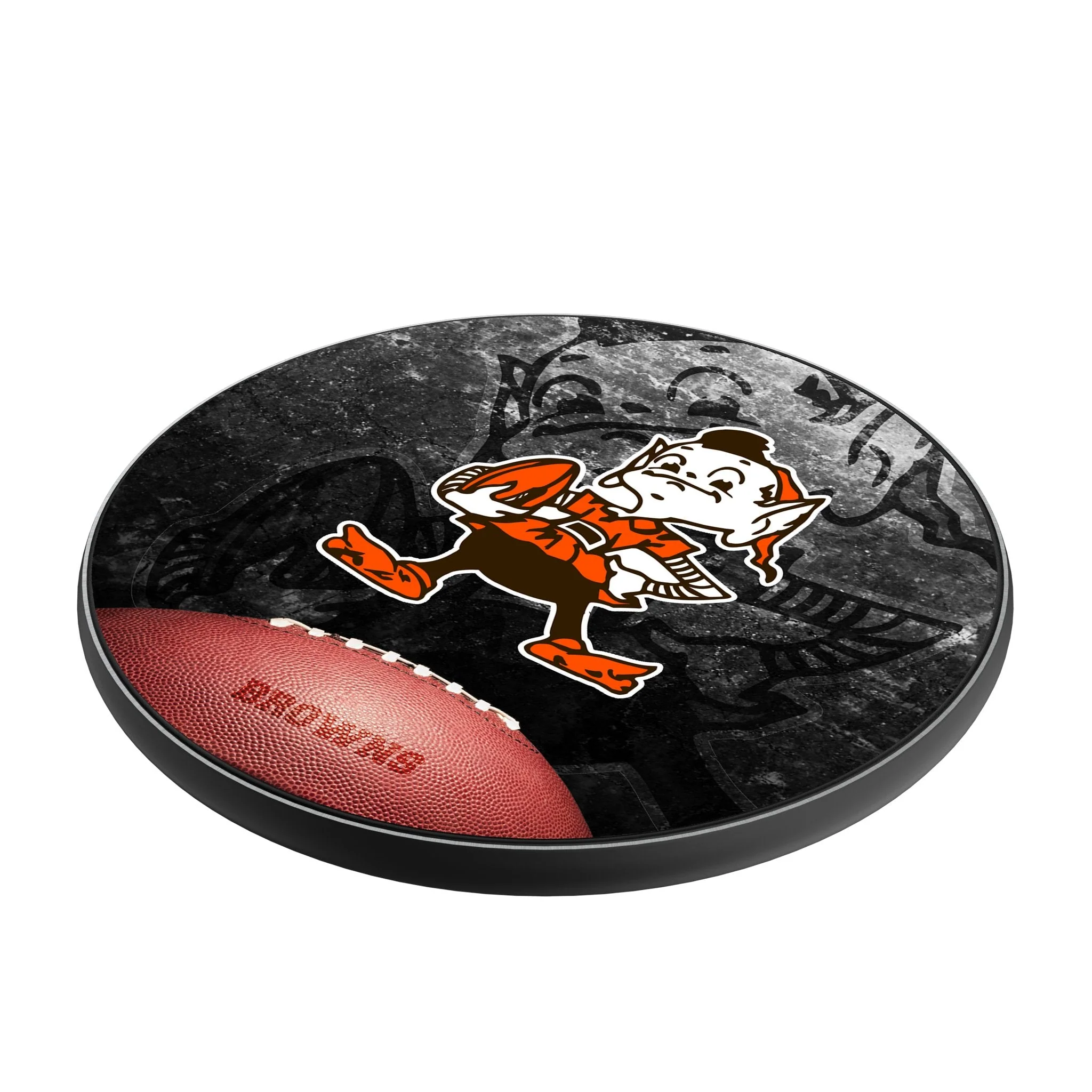 Cleveland Browns Historic Collection Legendary 15-Watt Wireless Charger - Image 2