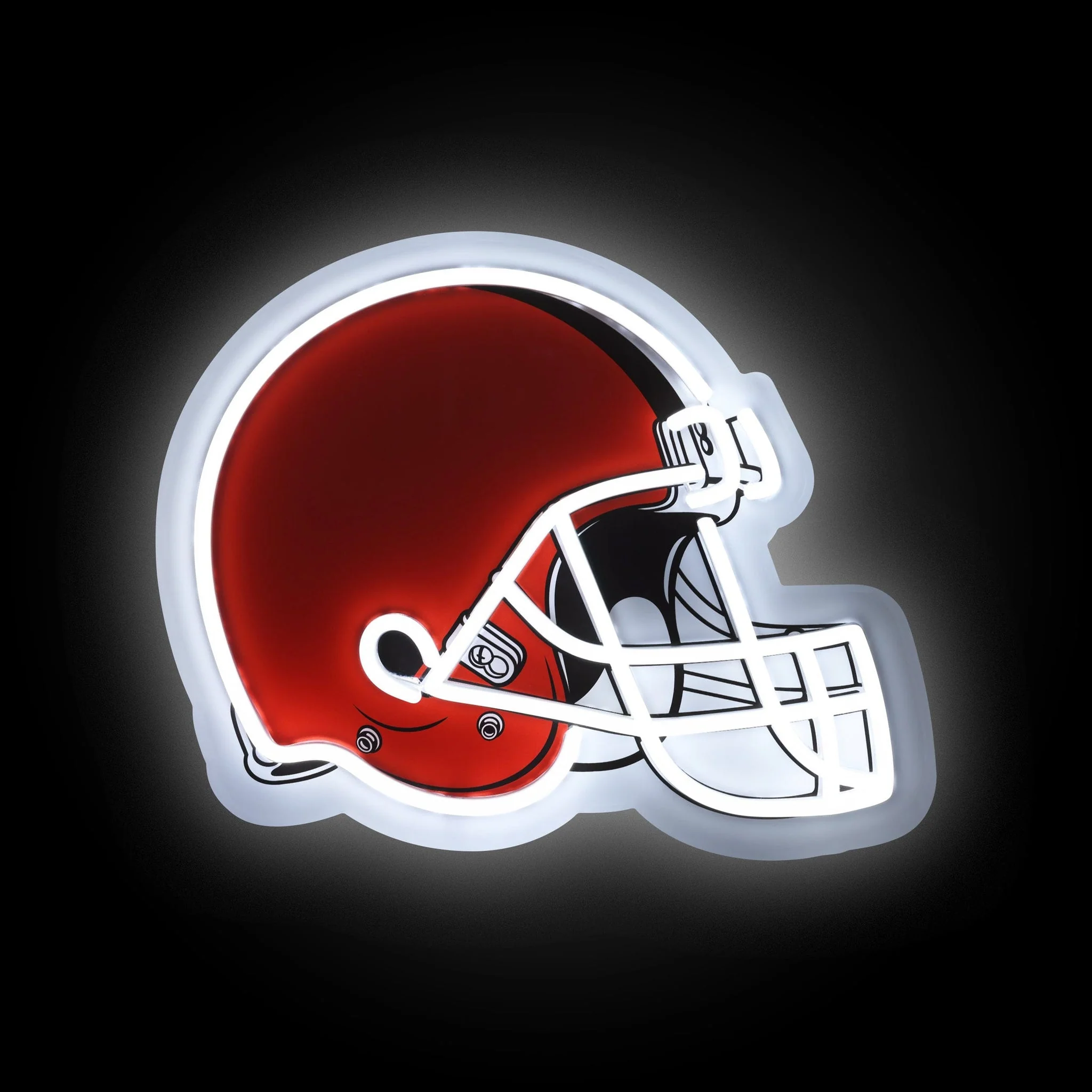 Cleveland Browns LED 15" Neon Light Up Team Logo Sign - Image 2