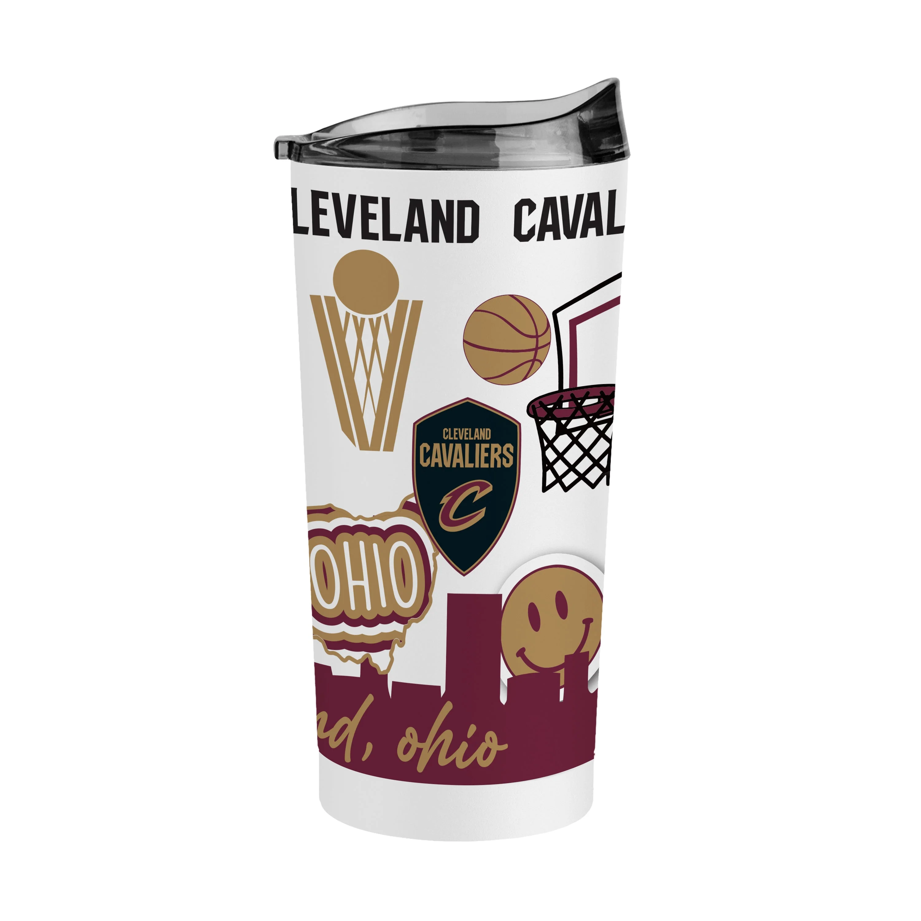 Cleveland Cavaliers 20oz Native Powder Coat Tumbler - Image 2