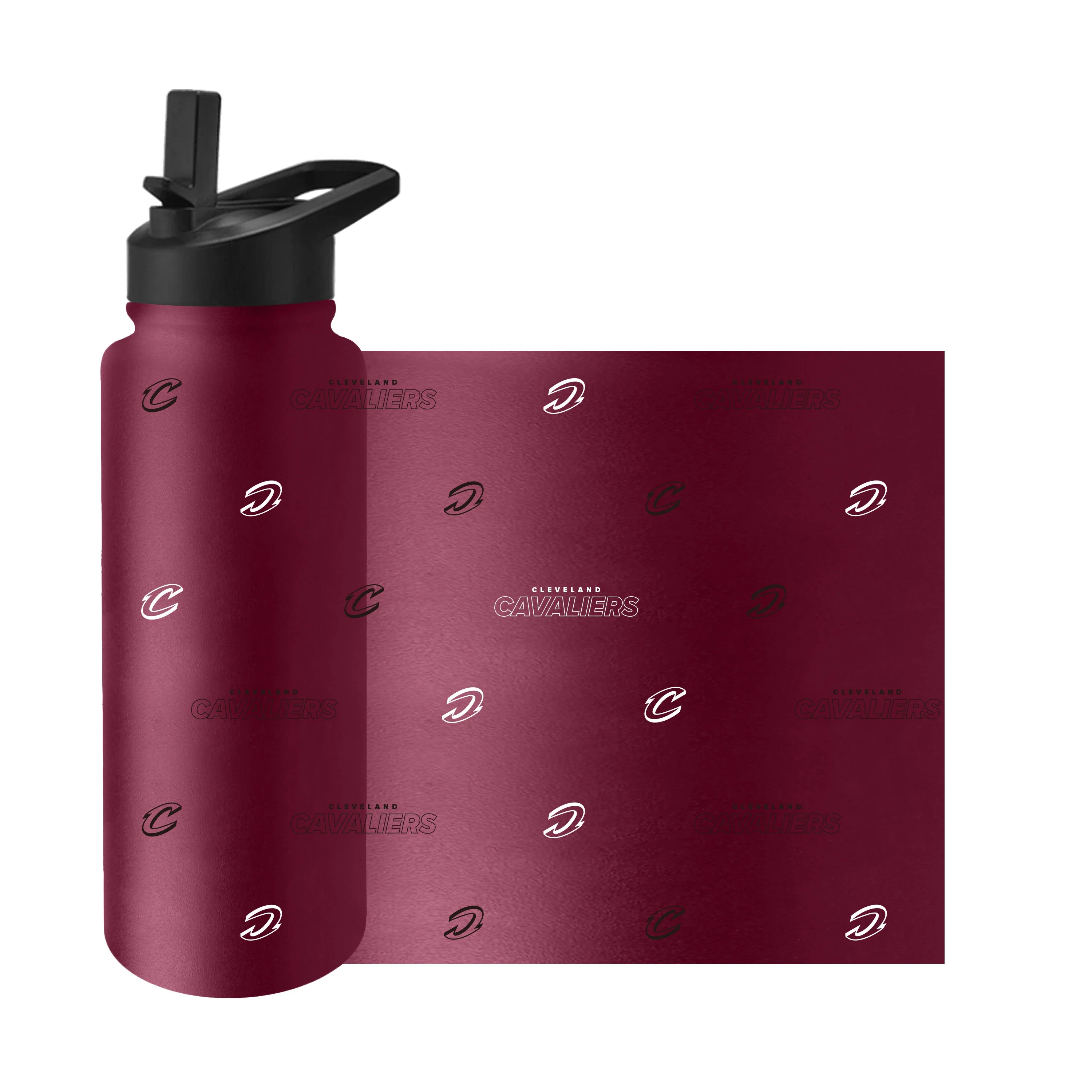 Cleveland Cavaliers 34oz Step And Repeat Quencher Bottle - Image 3