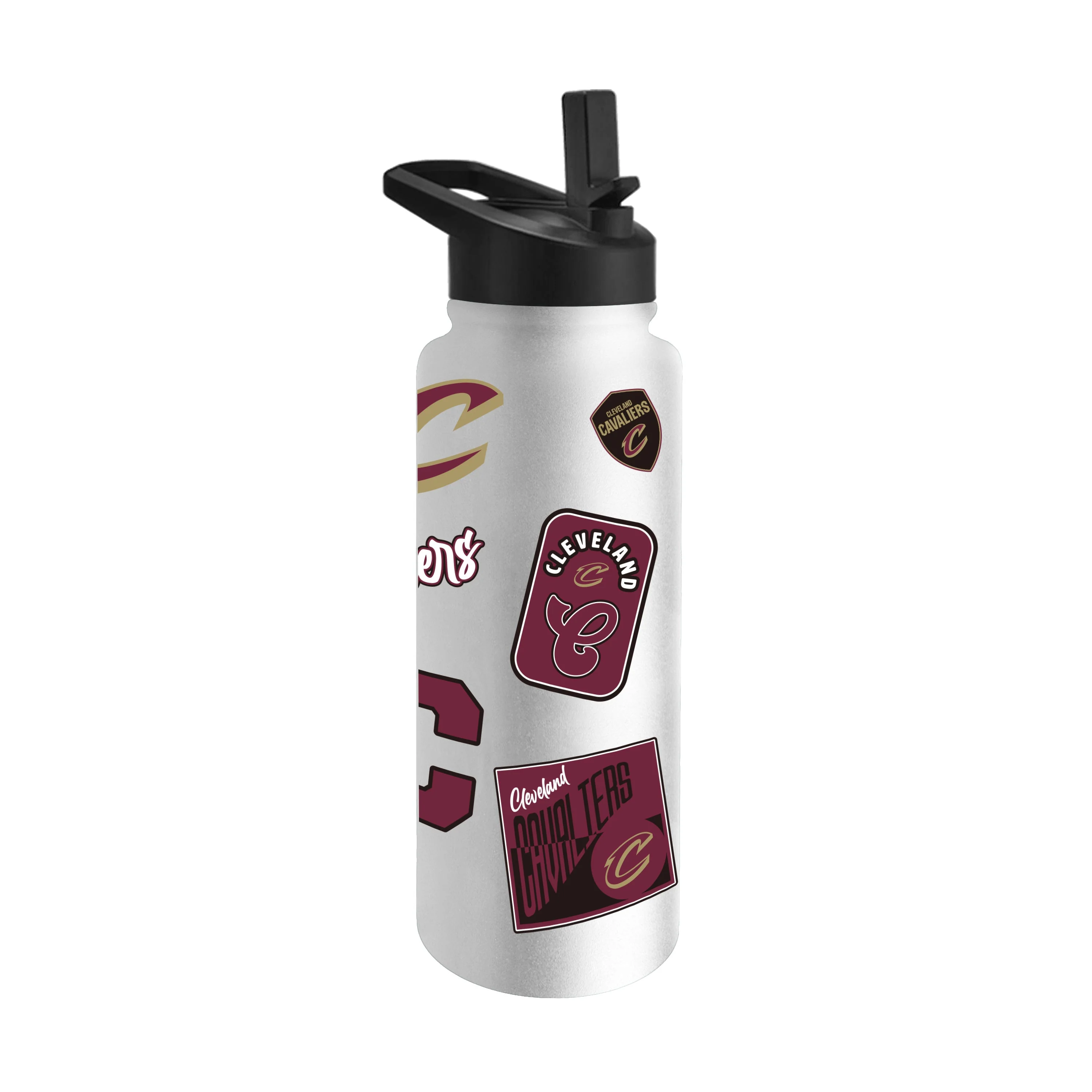 Cleveland Cavaliers 34oz White Dreamweave Quencher Bottle - Image 2