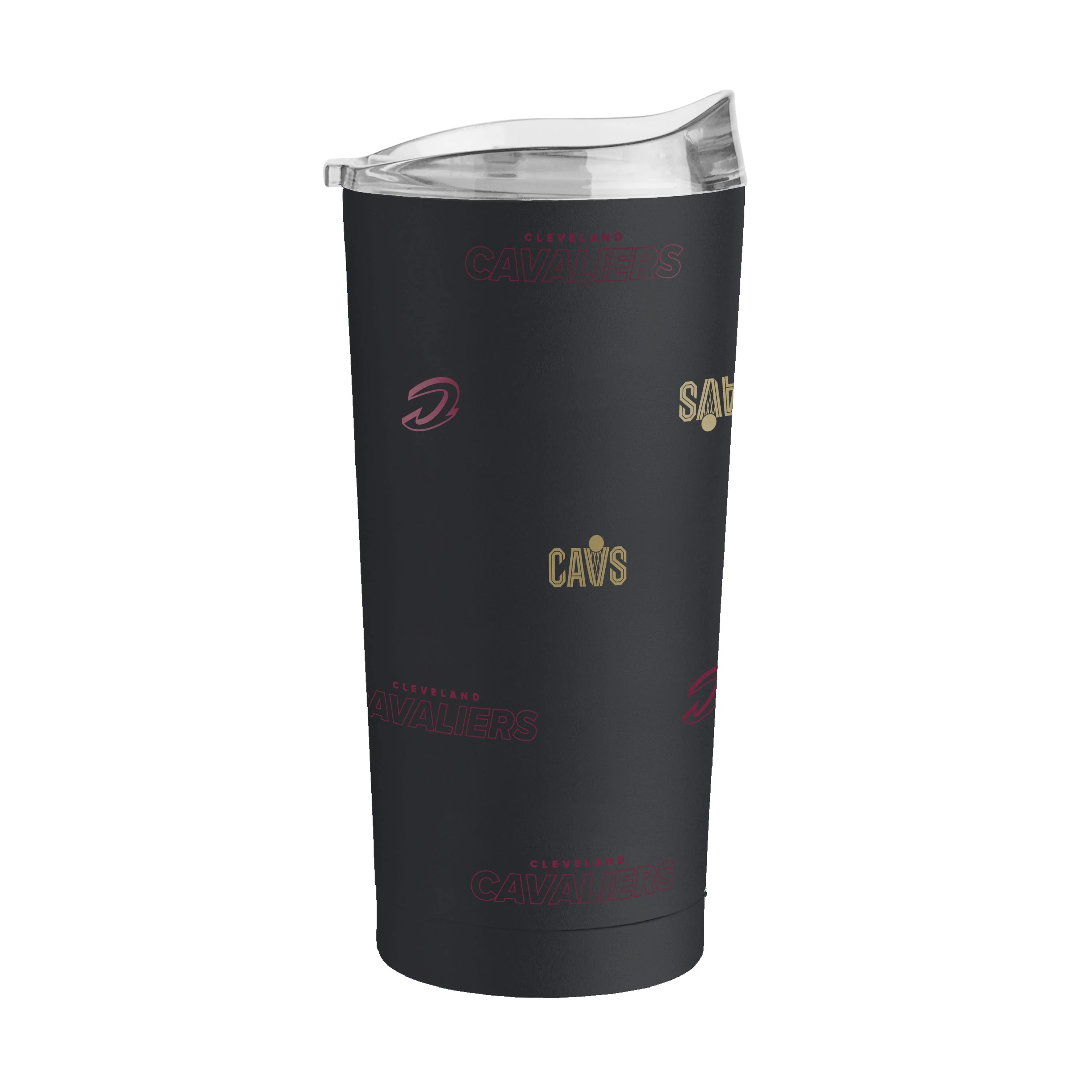 Cleveland Cavaliers Black 20oz Step And Repeat Powder Coat Tumbler - Image 2